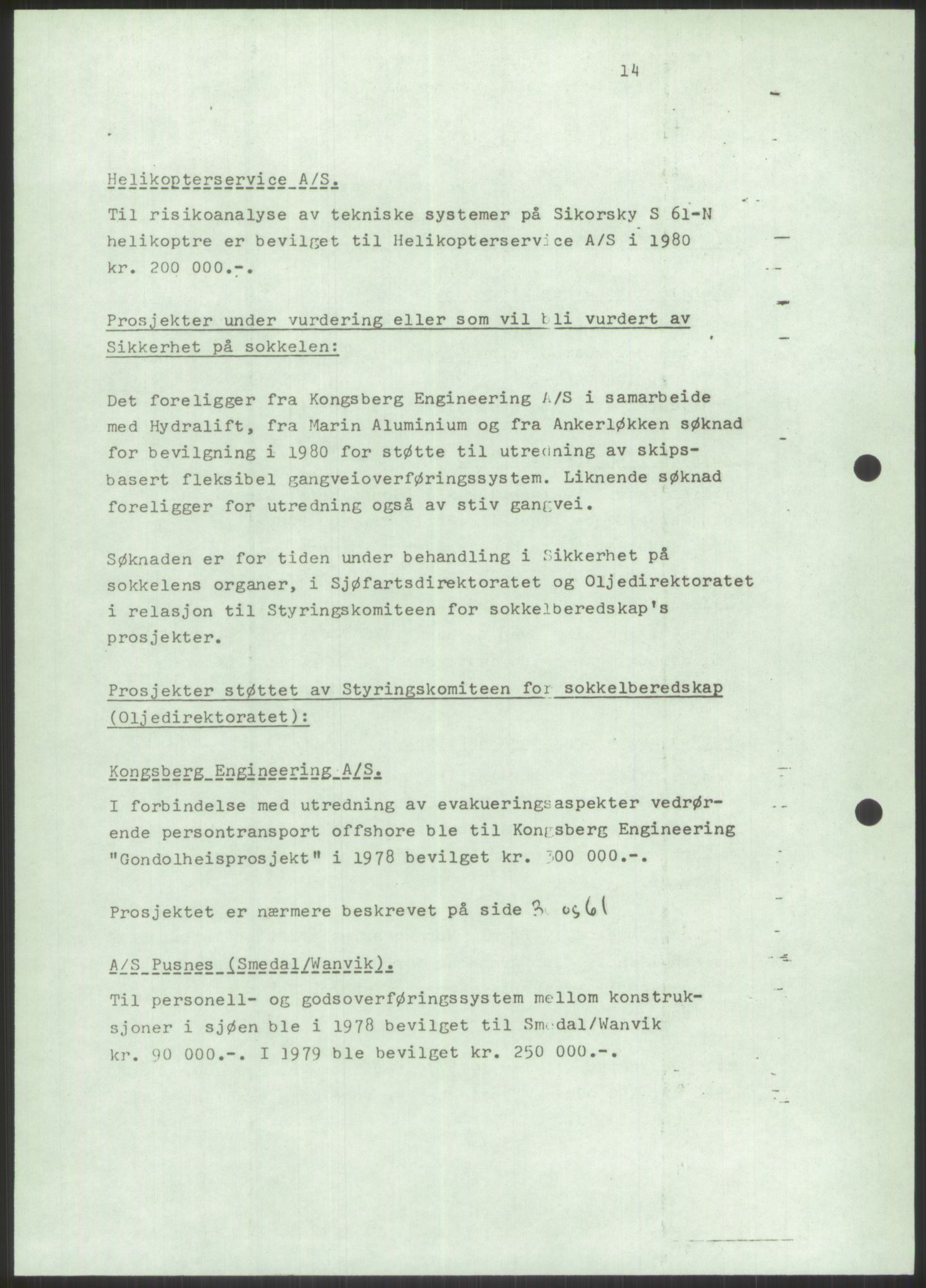 Justisdepartementet, Granskningskommisjonen ved Alexander Kielland-ulykken 27.3.1980, RA/S-1165/D/L0010: E CFEM (E20-E35 av 35)/G Oljedirektoratet (Doku.liste + G1-G3, G6-G8 av 8), 1980-1981, s. 523
