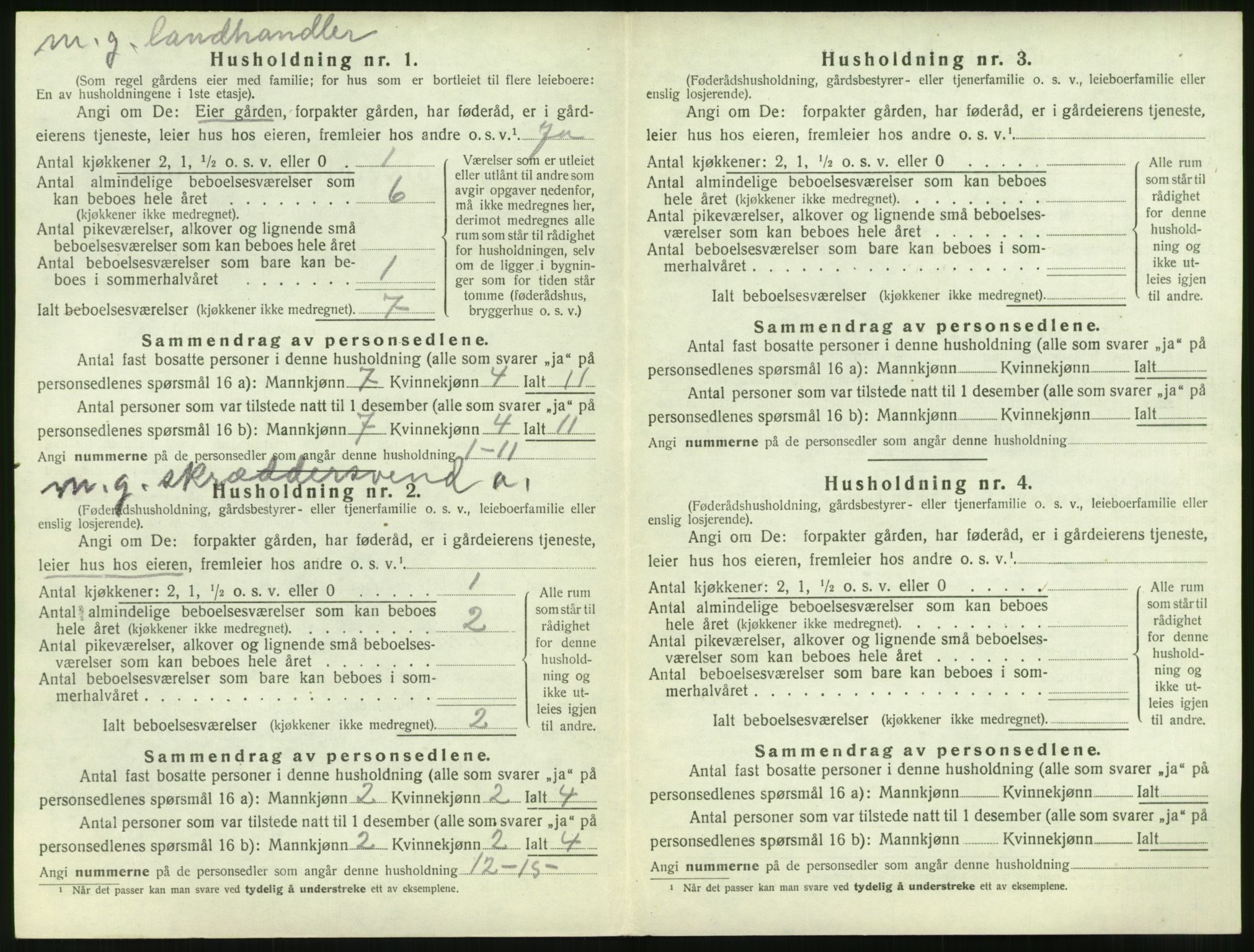 SAT, Folketelling 1920 for 1530 Vatne herred, 1920, s. 331