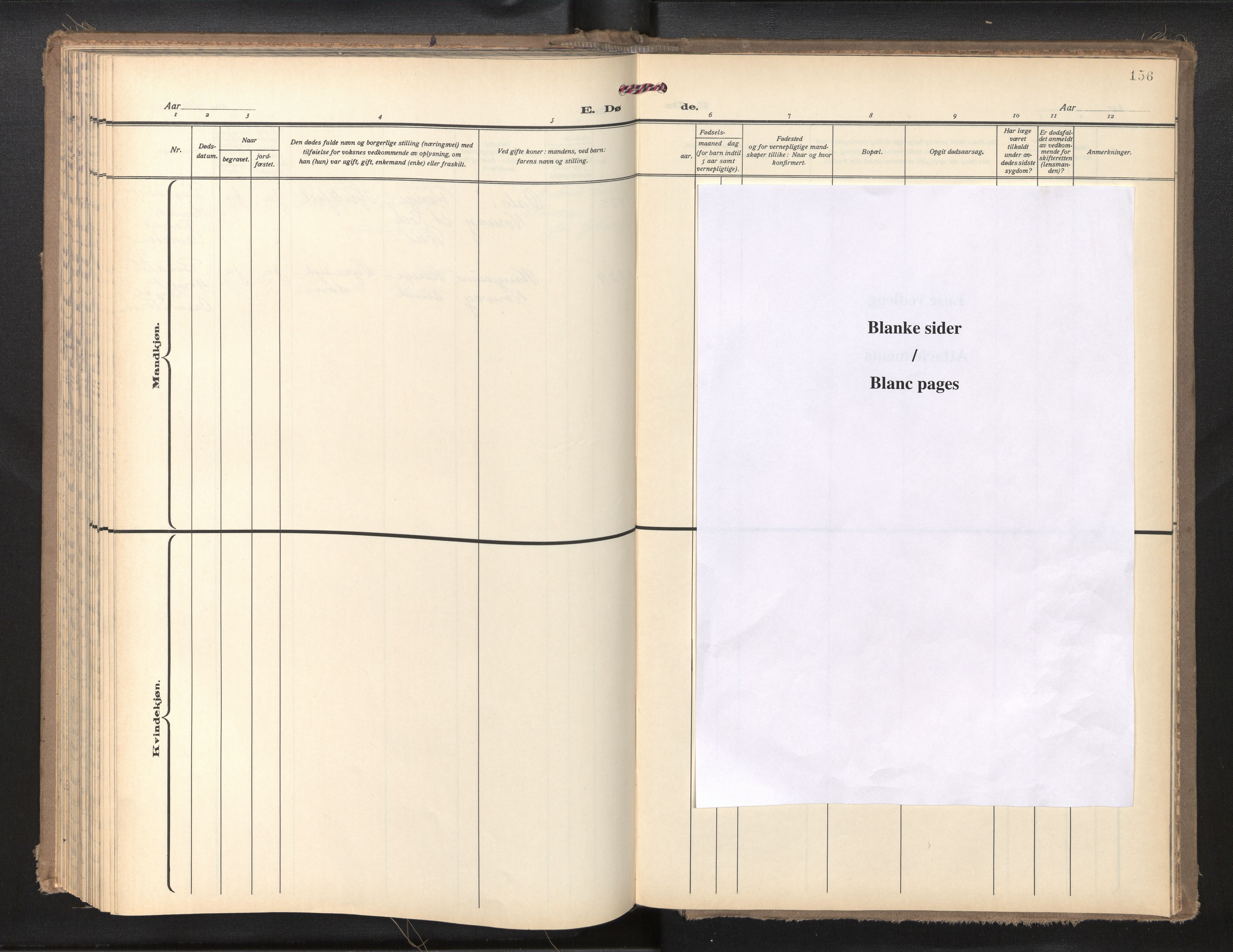 Den norske sjømannsmisjon i utlandet/Montreal-Halifax, AV/SAB-SAB/PA-0116/H/Ha/L0001: Ministerialbok nr. A 1, 1929-1960, s. 155b-156a