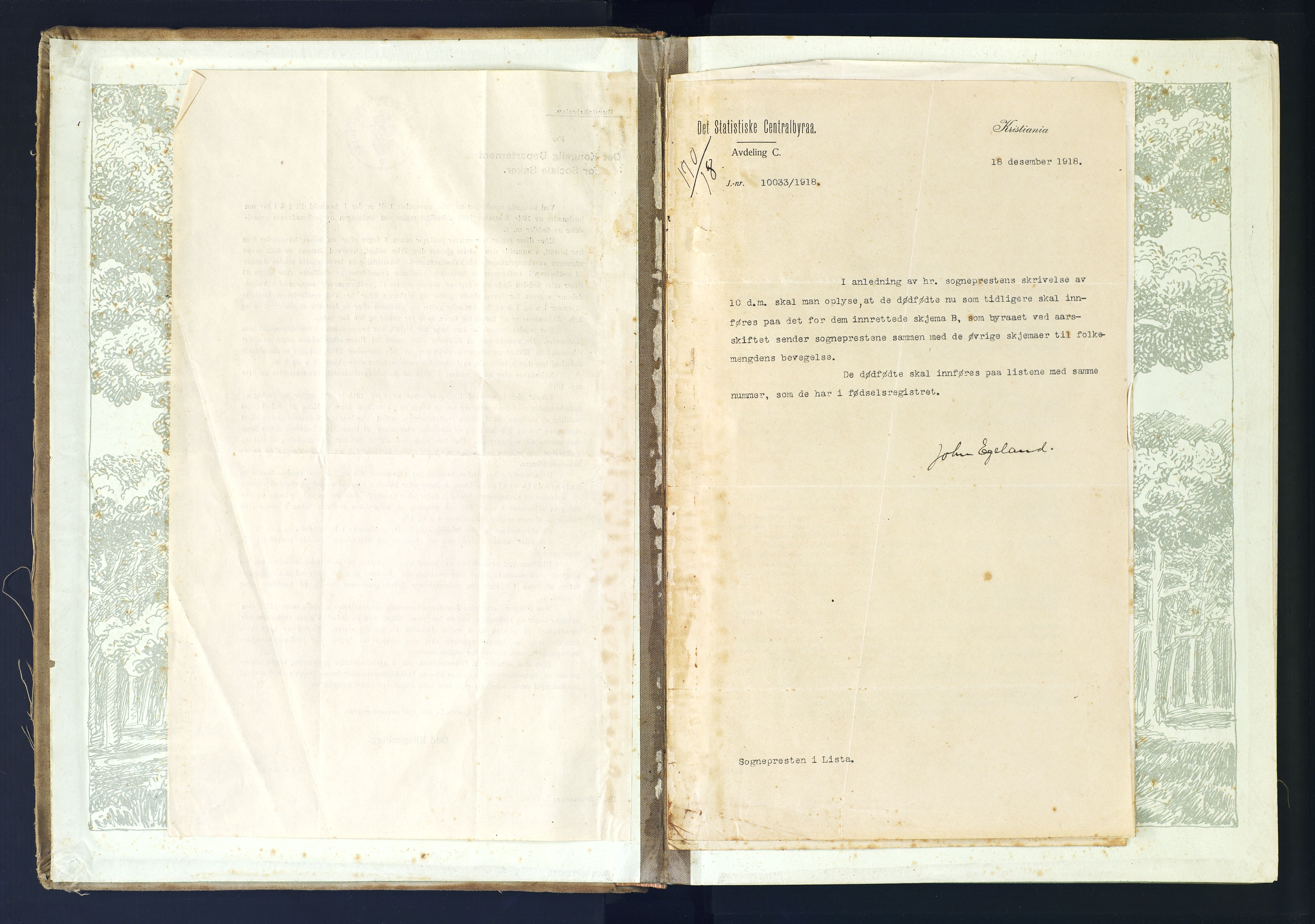 Lista sokneprestkontor, AV/SAK-1111-0027/J/Ja/L0001: Fødselsregister nr. A-VI-30, 1916-1934