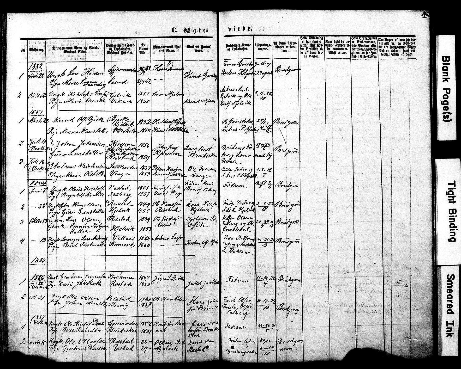 Ministerialprotokoller, klokkerbøker og fødselsregistre - Møre og Romsdal, AV/SAT-A-1454/550/L0618: Klokkerbok nr. 550C01, 1870-1927, s. 196