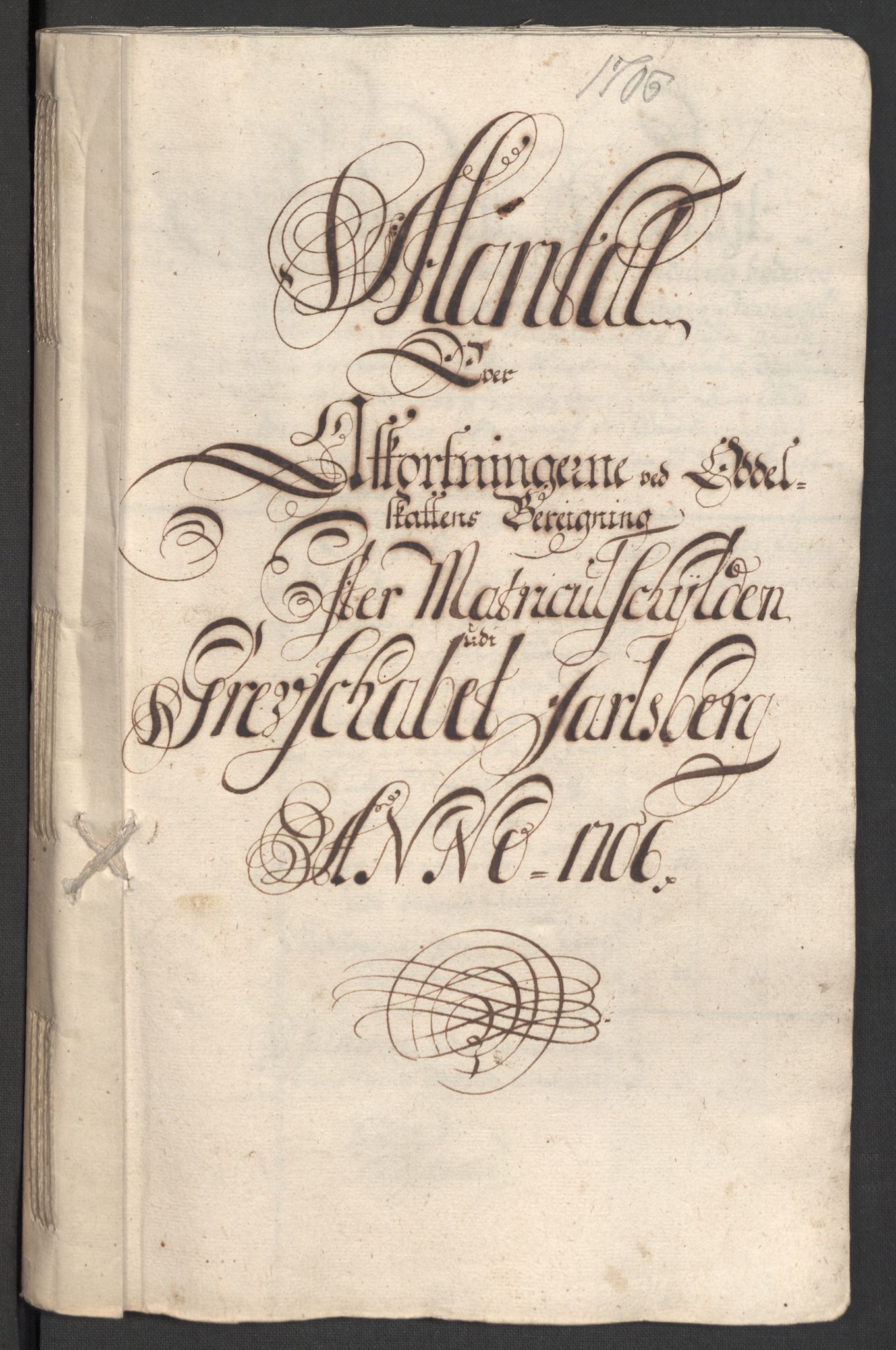 Rentekammeret inntil 1814, Reviderte regnskaper, Fogderegnskap, RA/EA-4092/R32/L1872: Fogderegnskap Jarlsberg grevskap, 1706-1707, s. 163