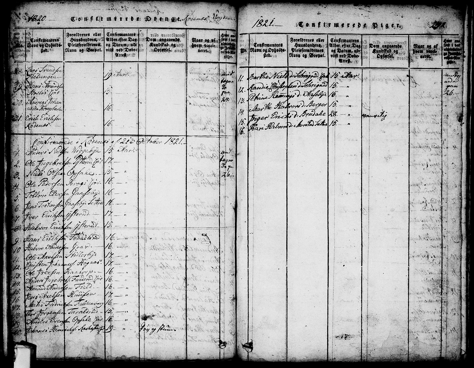 Rødenes prestekontor Kirkebøker, AV/SAO-A-2005/G/Ga/L0001: Klokkerbok nr.  I 1, 1814-1841, s. 252