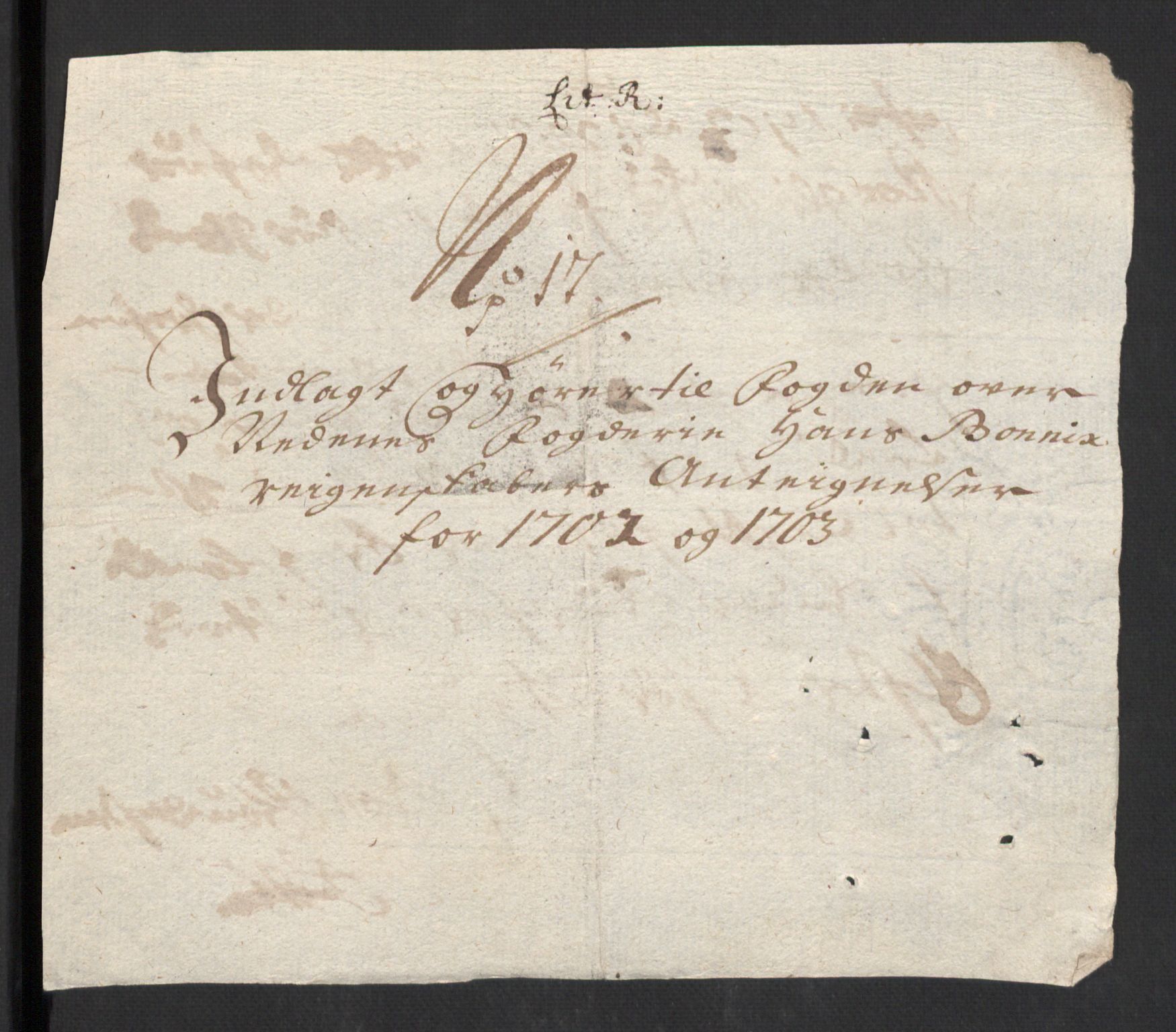 Rentekammeret inntil 1814, Reviderte regnskaper, Fogderegnskap, AV/RA-EA-4092/R39/L2316: Fogderegnskap Nedenes, 1702-1703, s. 398