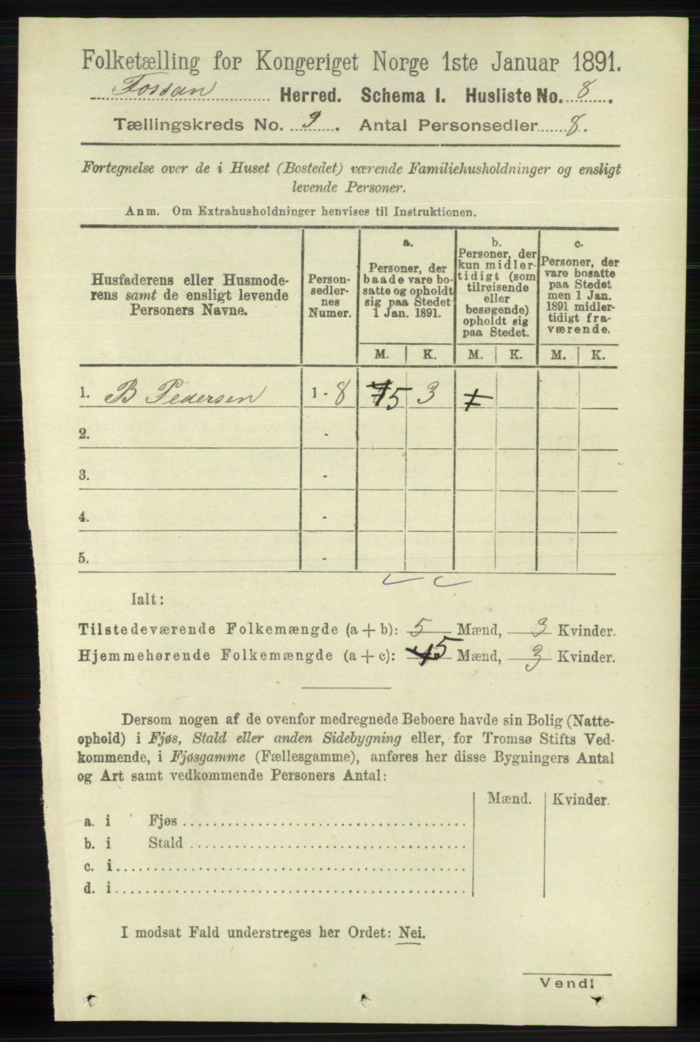 RA, Folketelling 1891 for 1129 Forsand herred, 1891, s. 1449