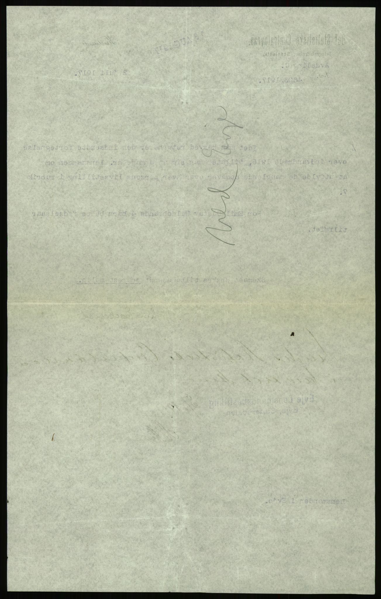 Statistisk sentralbyrå, Sosioøkonomiske emner, Folketellinger, boliger og boforhold, AV/RA-S-2231/F/Fa/L0001: Innvandring. Navn/fylkesvis, 1915, s. 54