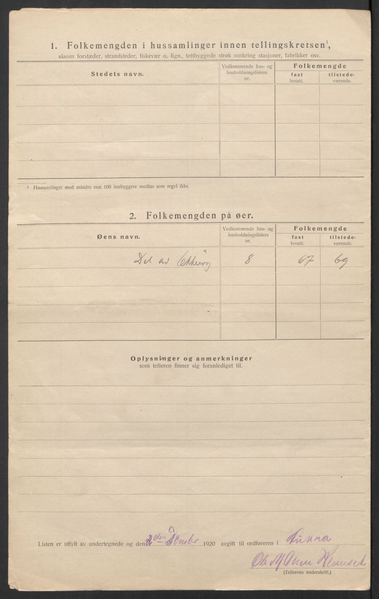 SAT, Folketelling 1920 for 1545 Aukra herred, 1920, s. 36