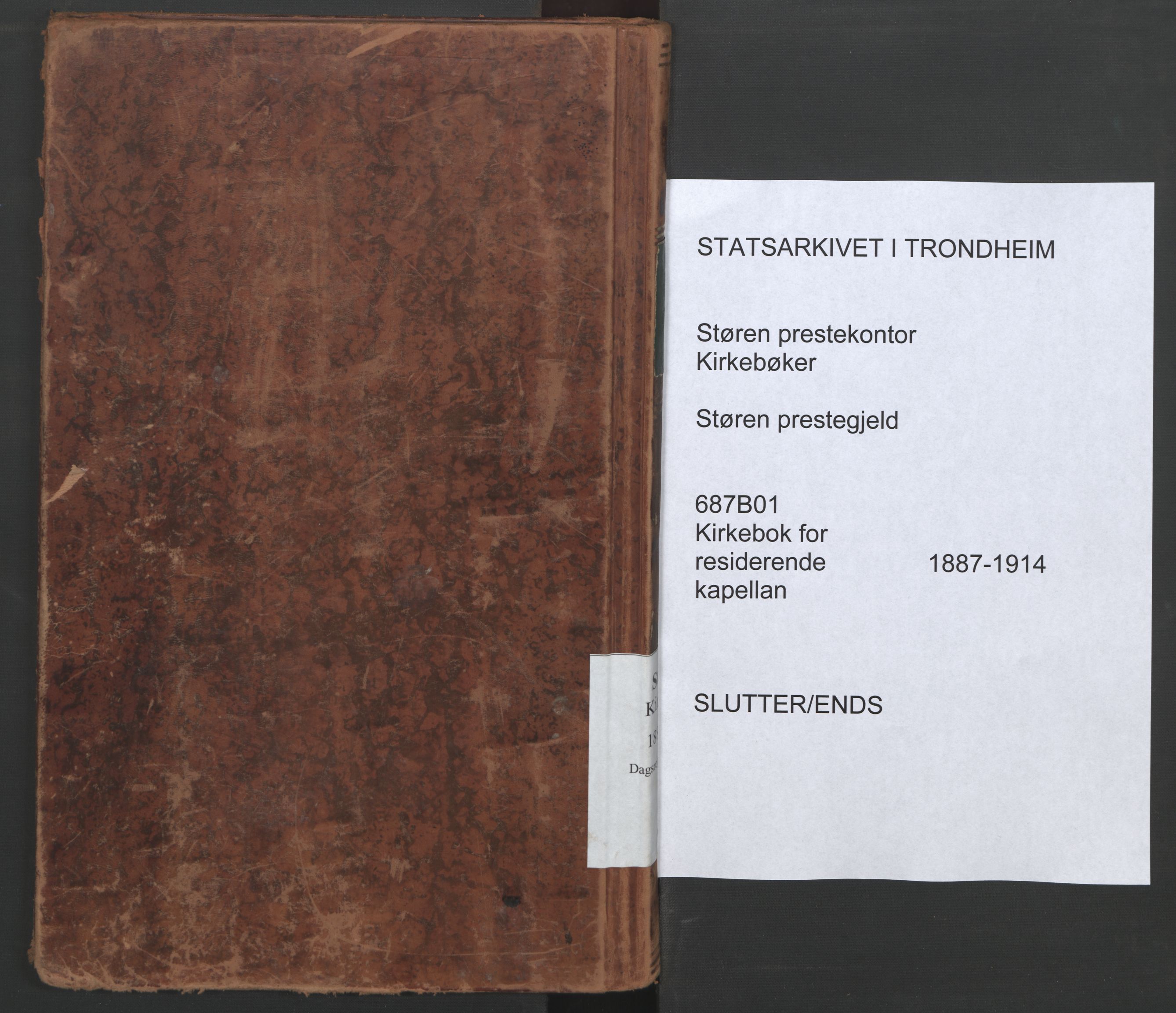 Ministerialprotokoller, klokkerbøker og fødselsregistre - Sør-Trøndelag, AV/SAT-A-1456/687/L1012: Dagsregister nr. 687B01, 1887-1914