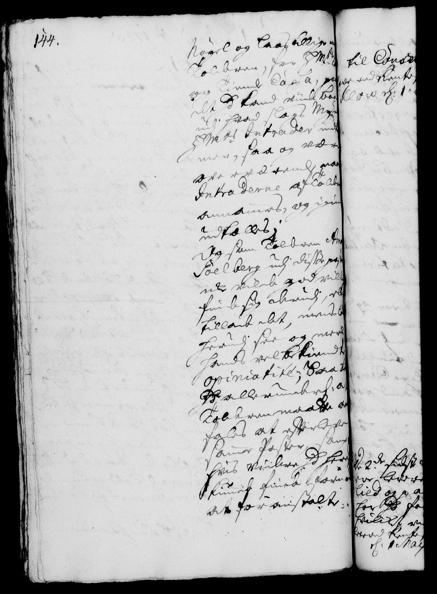 Rentekammeret, Kammerkanselliet, RA/EA-3111/G/Gh/Gha/L0007: Norsk ekstraktmemorialprotokoll (merket RK 53.52), 1724-1725, s. 144