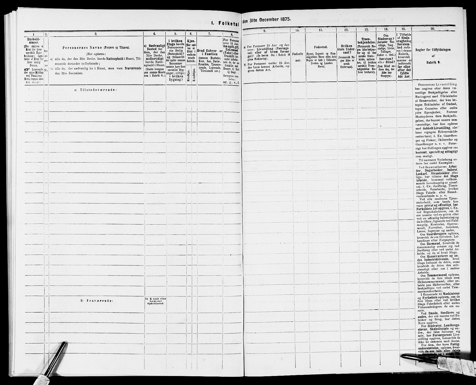 SAK, Folketelling 1875 for 0901B Risør prestegjeld, Risør kjøpstad, 1875, s. 132