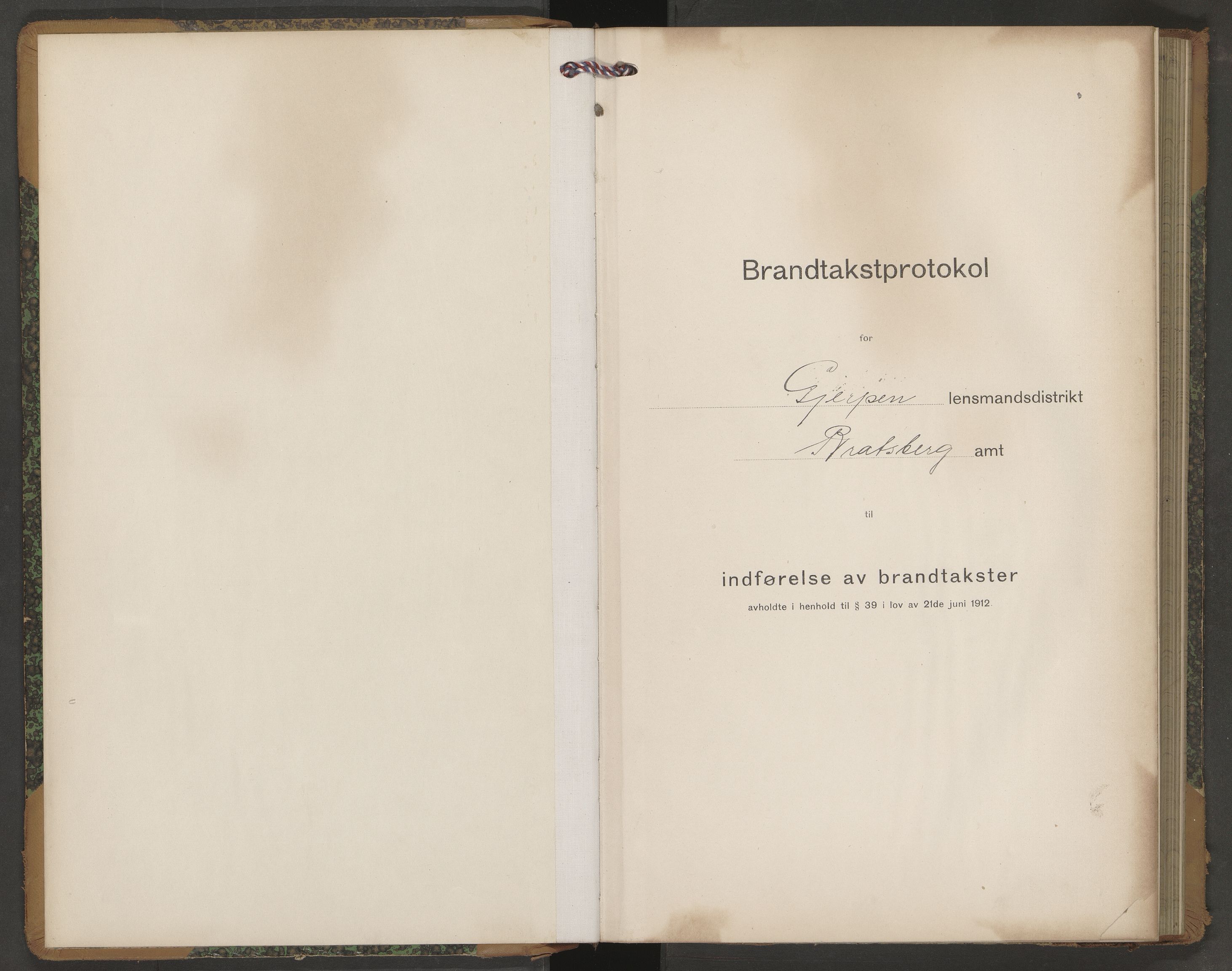Gjerpen og Siljan lensmannskontor, SAKO/A-555/Y/Ye/Yeb/L0014: Skjematakstprotokoll, 1916-1919