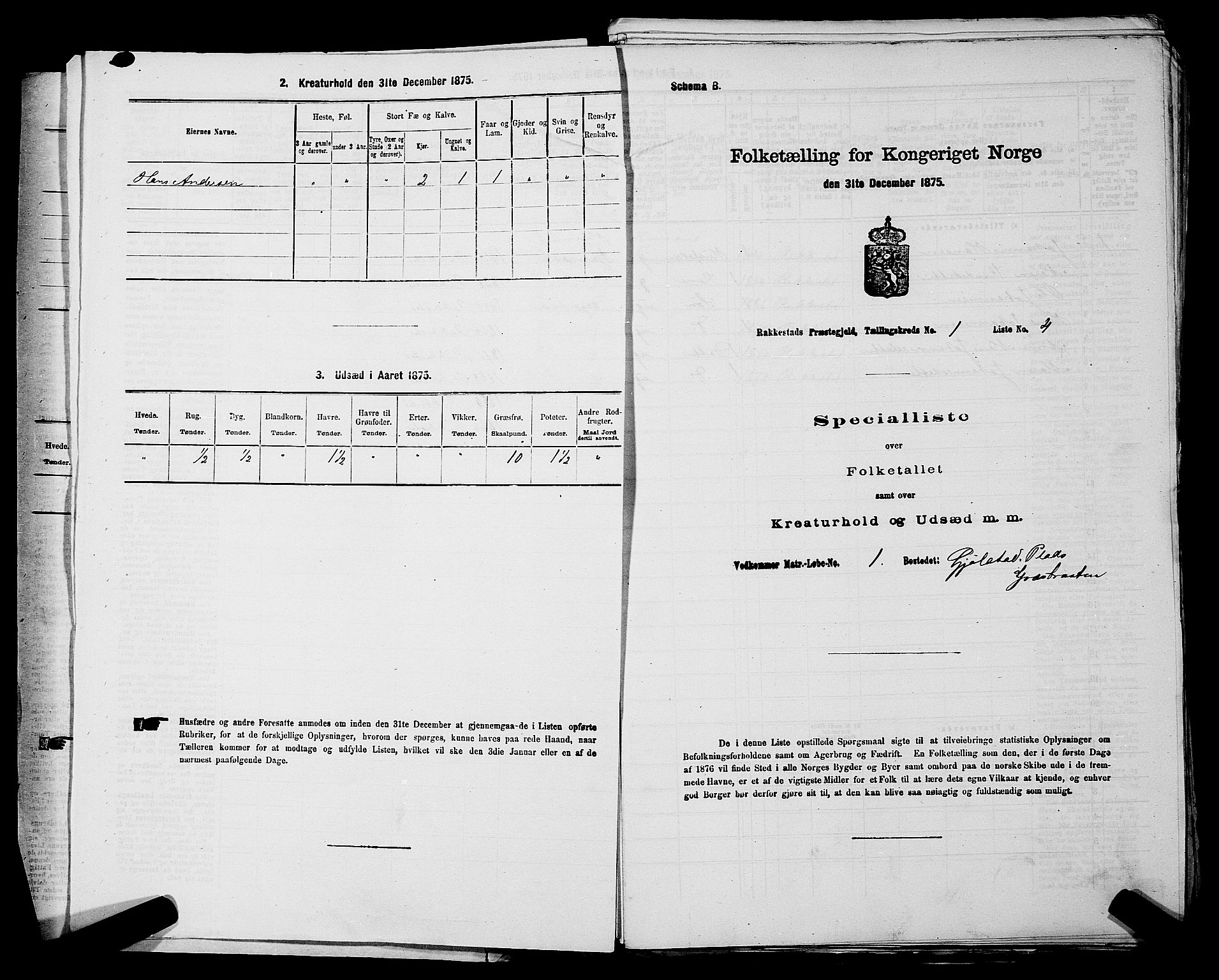 RA, Folketelling 1875 for 0128P Rakkestad prestegjeld, 1875, s. 82