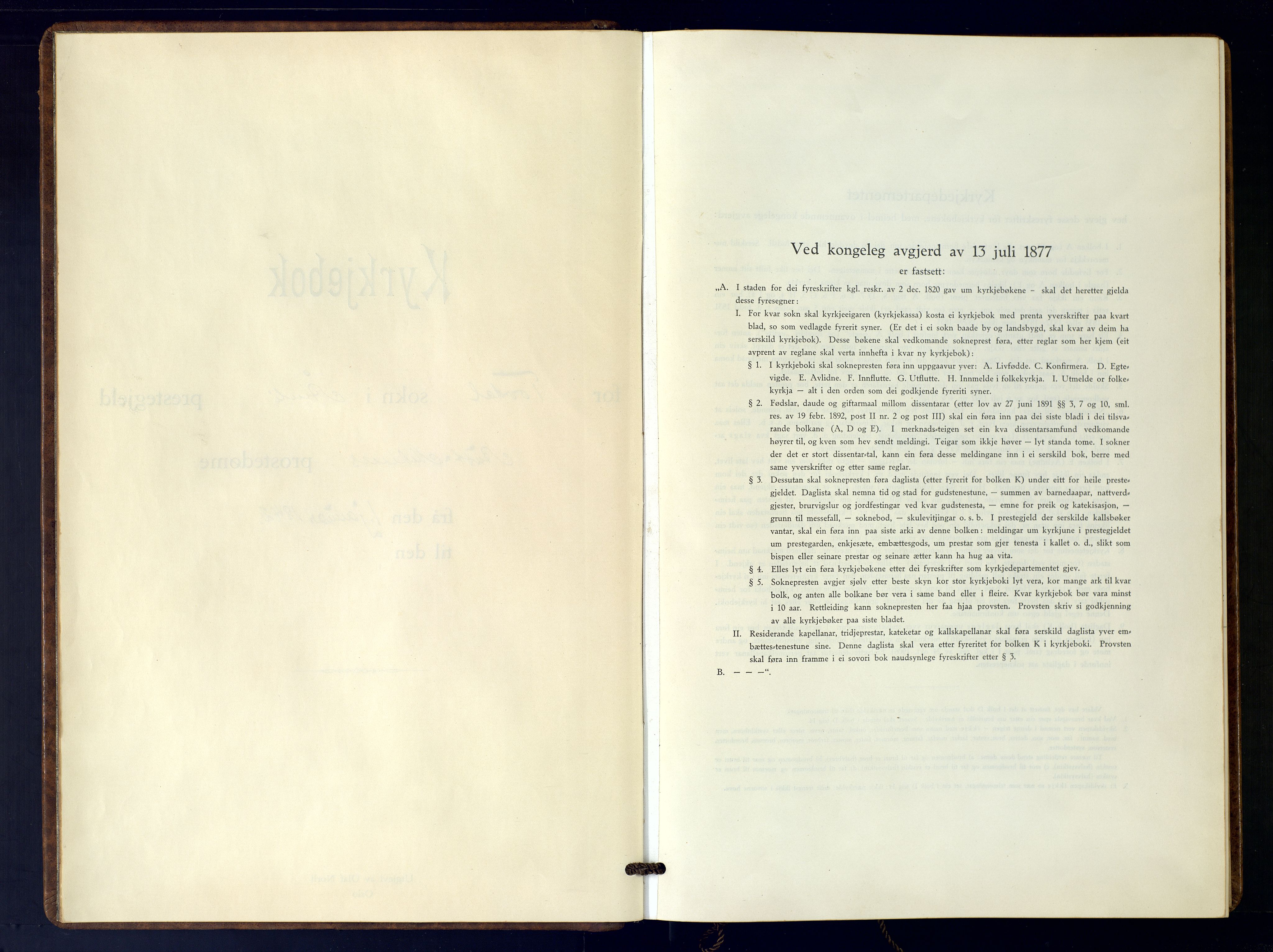 Åmli sokneprestkontor, AV/SAK-1111-0050/F/Fb/Fbb/L0004: Klokkerbok nr. B-4, 1942-1975