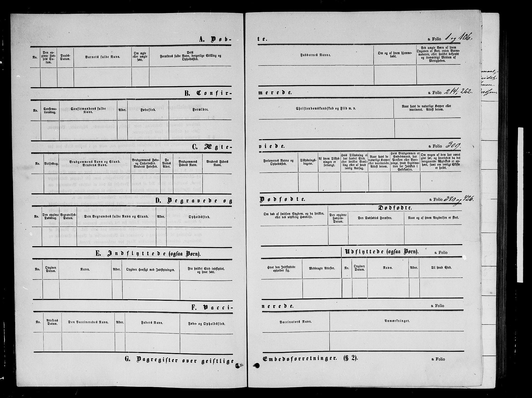 Arendal sokneprestkontor, Trefoldighet, AV/SAK-1111-0040/F/Fb/L0005: Klokkerbok nr. B 5, 1874-1888