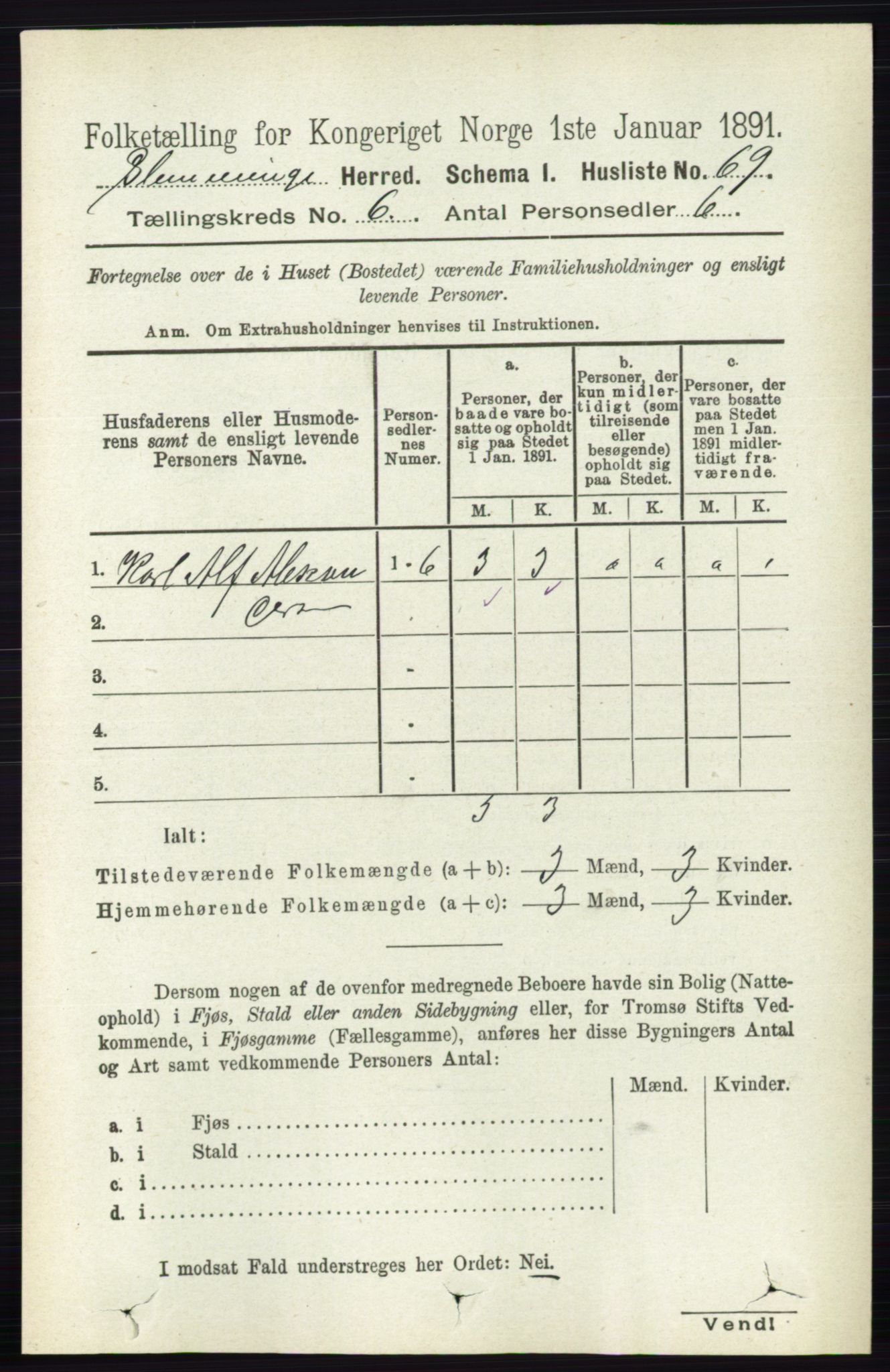 RA, Folketelling 1891 for 0132 Glemmen herred, 1891, s. 7381