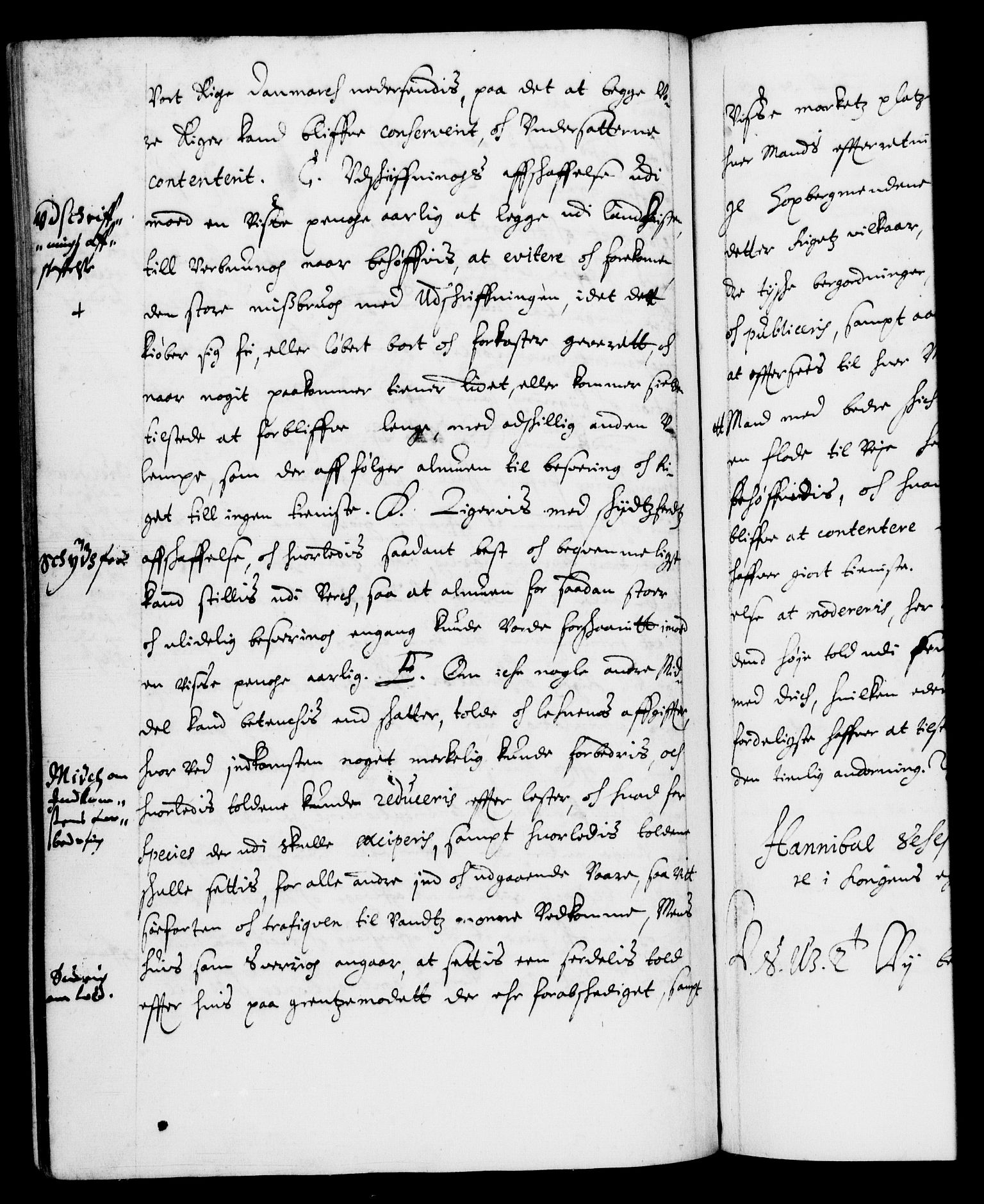 Danske Kanselli 1572-1799, AV/RA-EA-3023/F/Fc/Fca/Fcab/L0007: Norske tegnelser (mikrofilm), 1640-1648, s. 308b