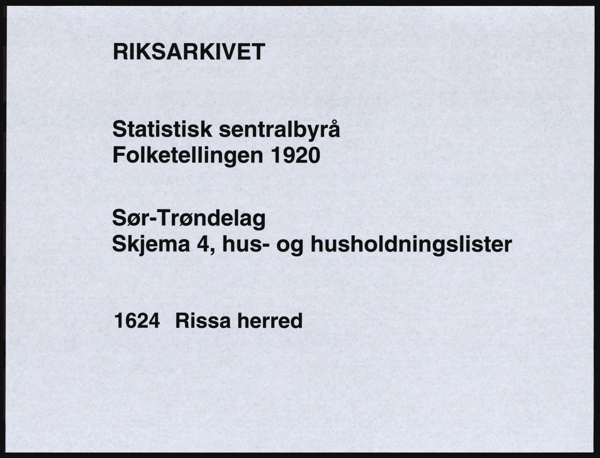 SAT, Folketelling 1920 for 1624 Rissa herred, 1920, s. 39