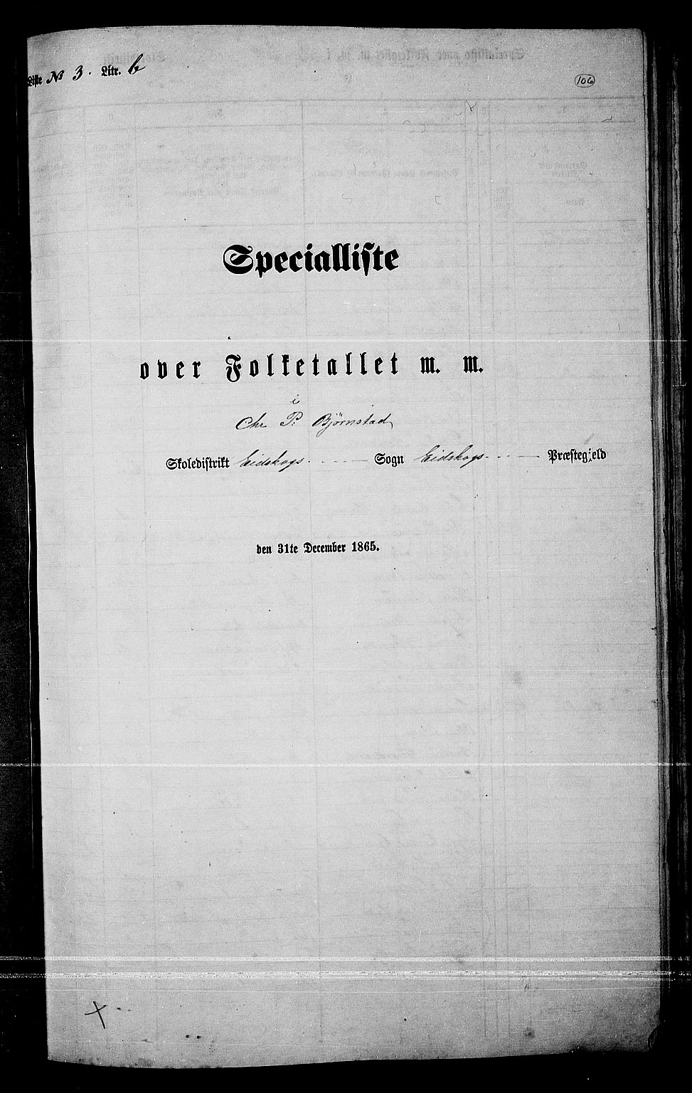 RA, Folketelling 1865 for 0420P Eidskog prestegjeld, 1865, s. 93
