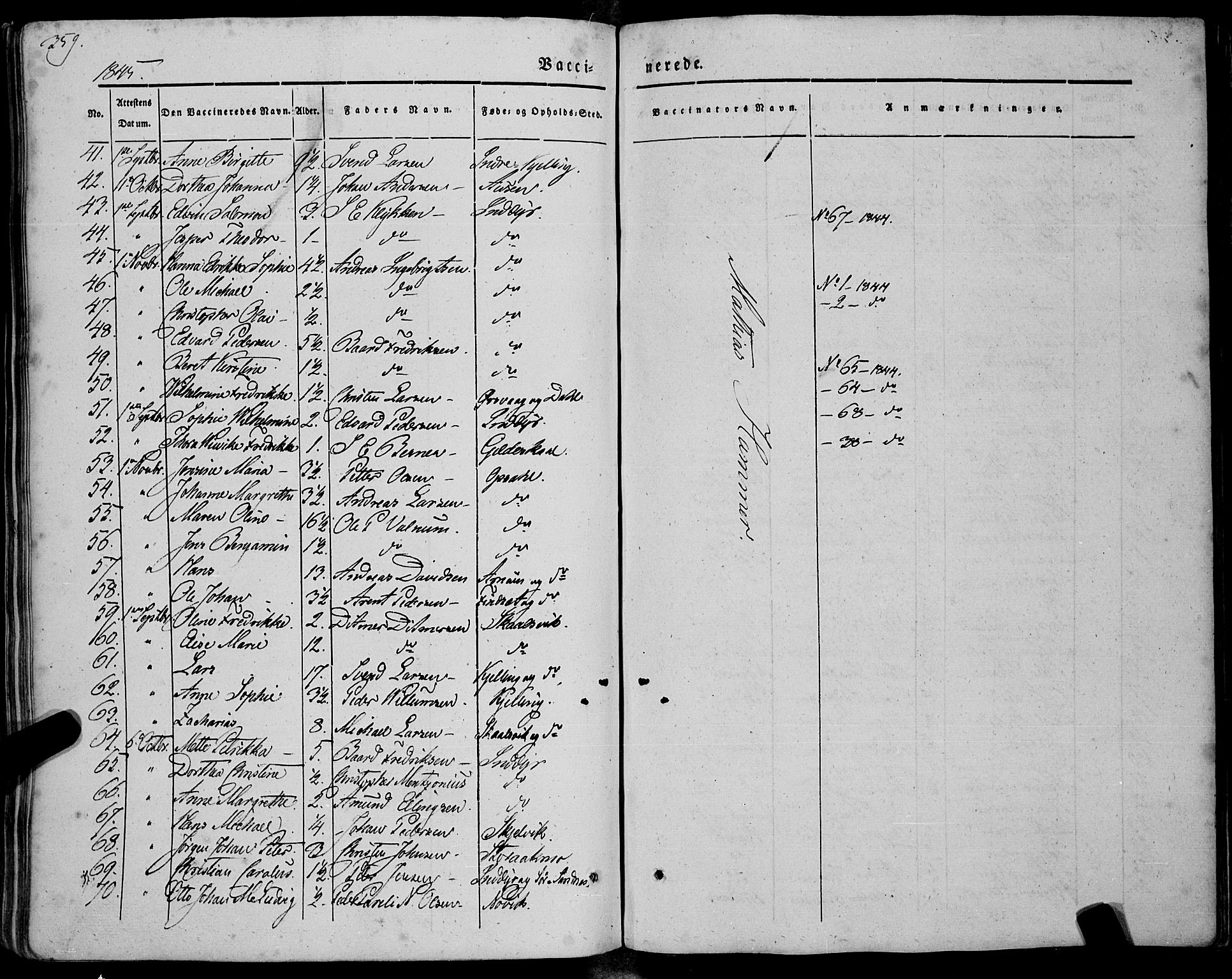 Ministerialprotokoller, klokkerbøker og fødselsregistre - Nordland, AV/SAT-A-1459/805/L0097: Ministerialbok nr. 805A04, 1837-1861, s. 359