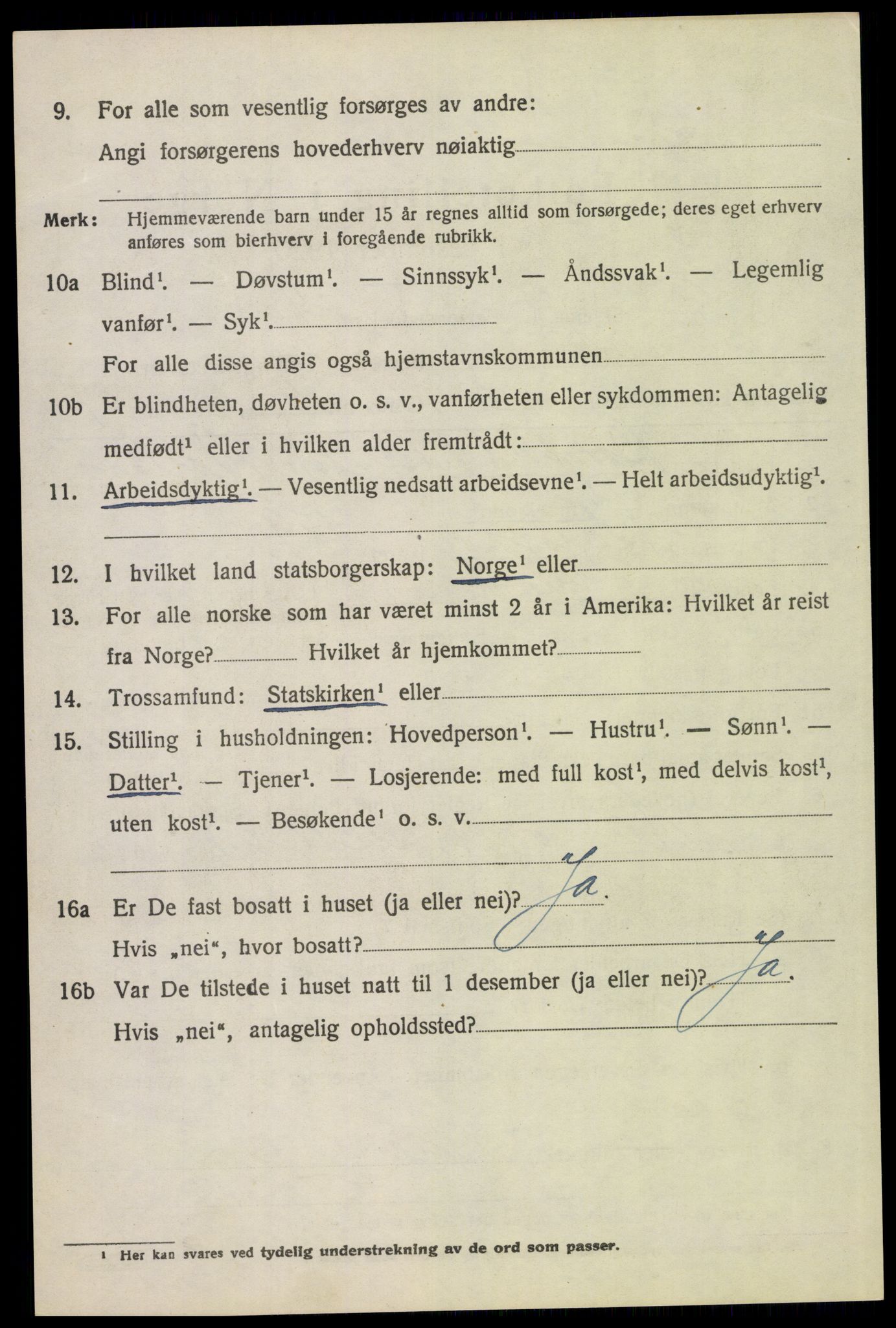 SAH, Folketelling 1920 for 0437 Tynset herred, 1920, s. 1611
