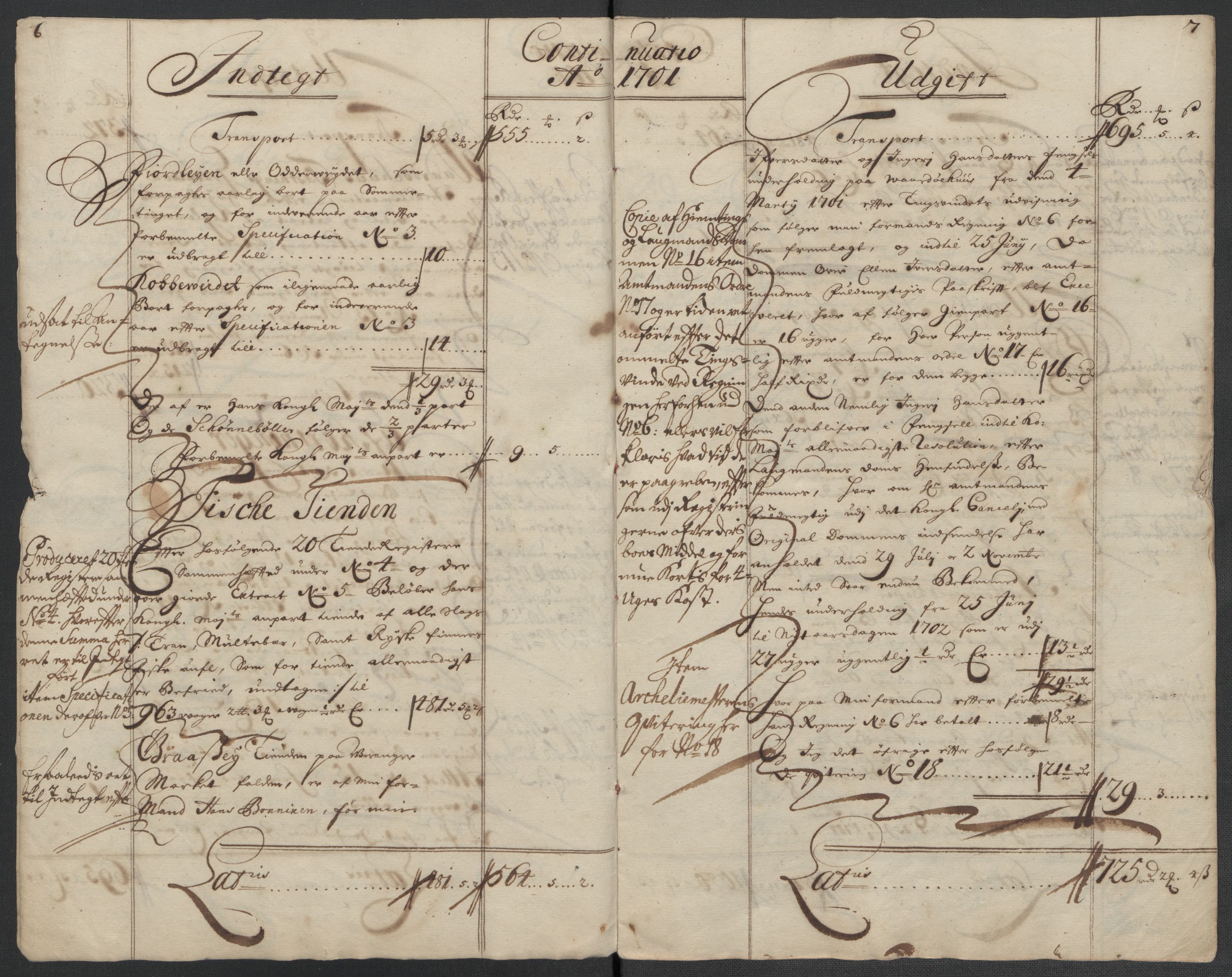 Rentekammeret inntil 1814, Reviderte regnskaper, Fogderegnskap, AV/RA-EA-4092/R69/L4852: Fogderegnskap Finnmark/Vardøhus, 1701-1704, s. 6