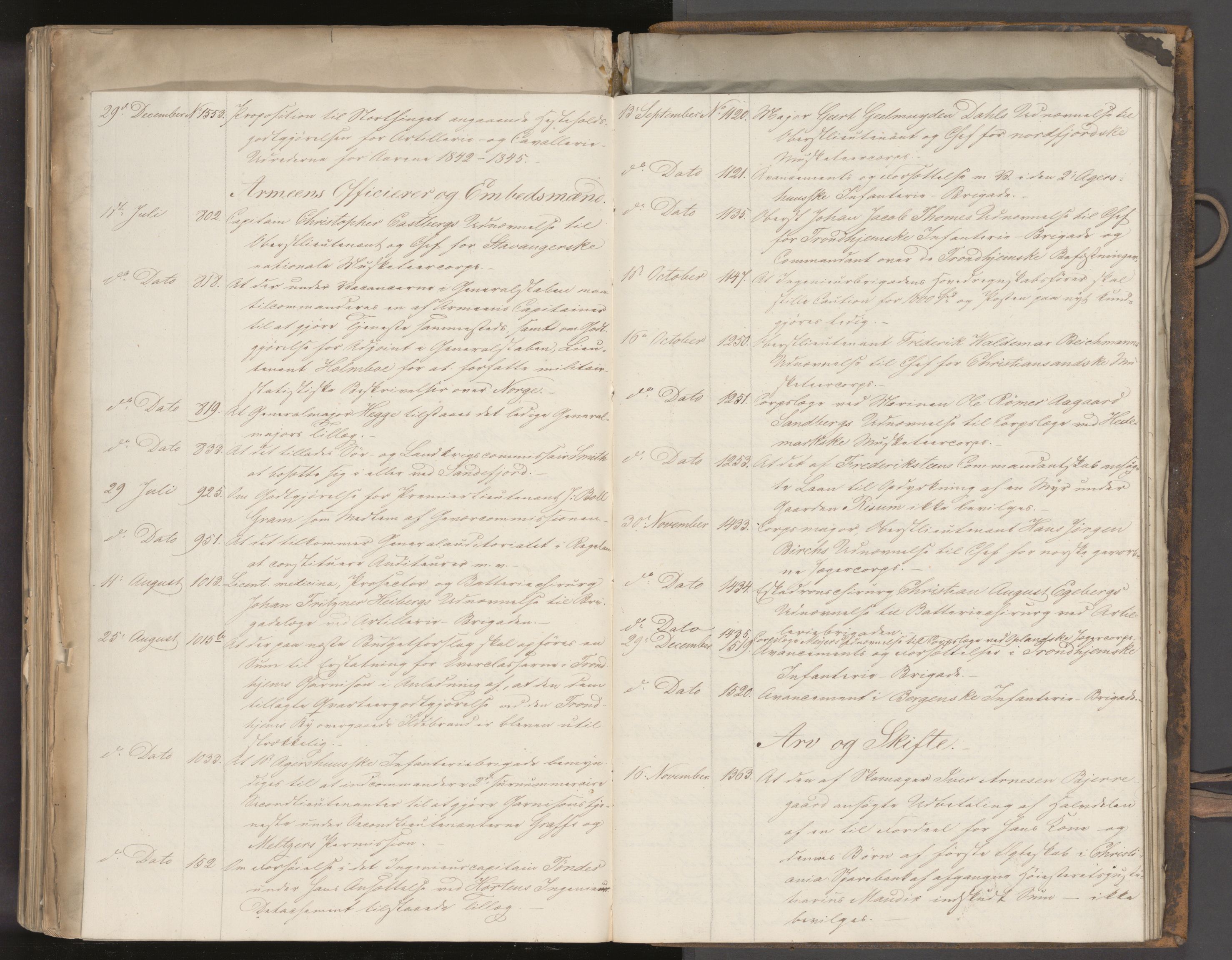 Statsrådssekretariatet, AV/RA-S-1001/A/Ab/L0054: Kgl. res. nr. 764-1554, 2. halvår, 1841