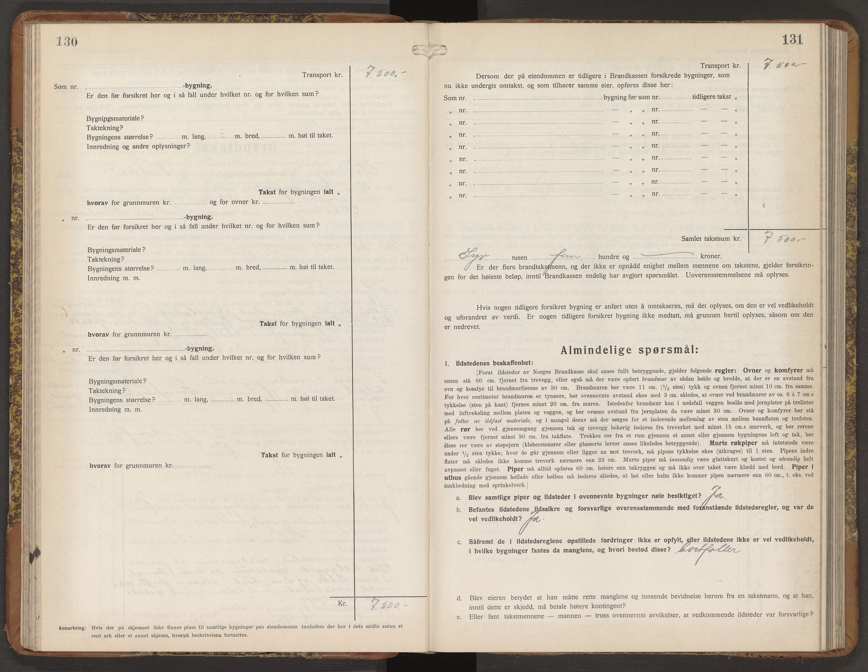 Nøtterøy lensmannskontor, AV/SAKO-A-540/Y/Yg/Ygb/L0009: Skjematakstprotokoll, 1932-1935, s. 130-131