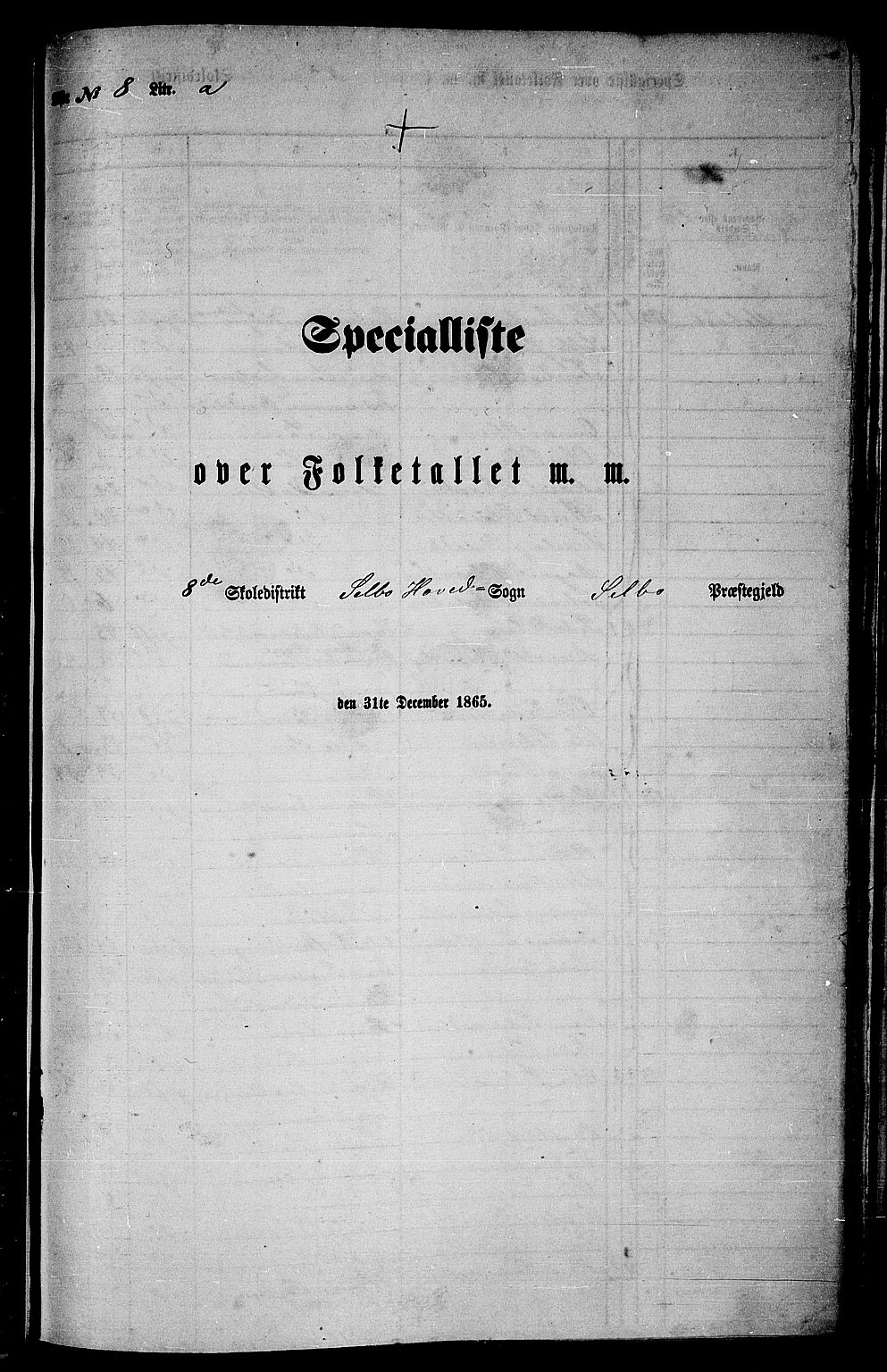 RA, Folketelling 1865 for 1664P Selbu prestegjeld, 1865, s. 133