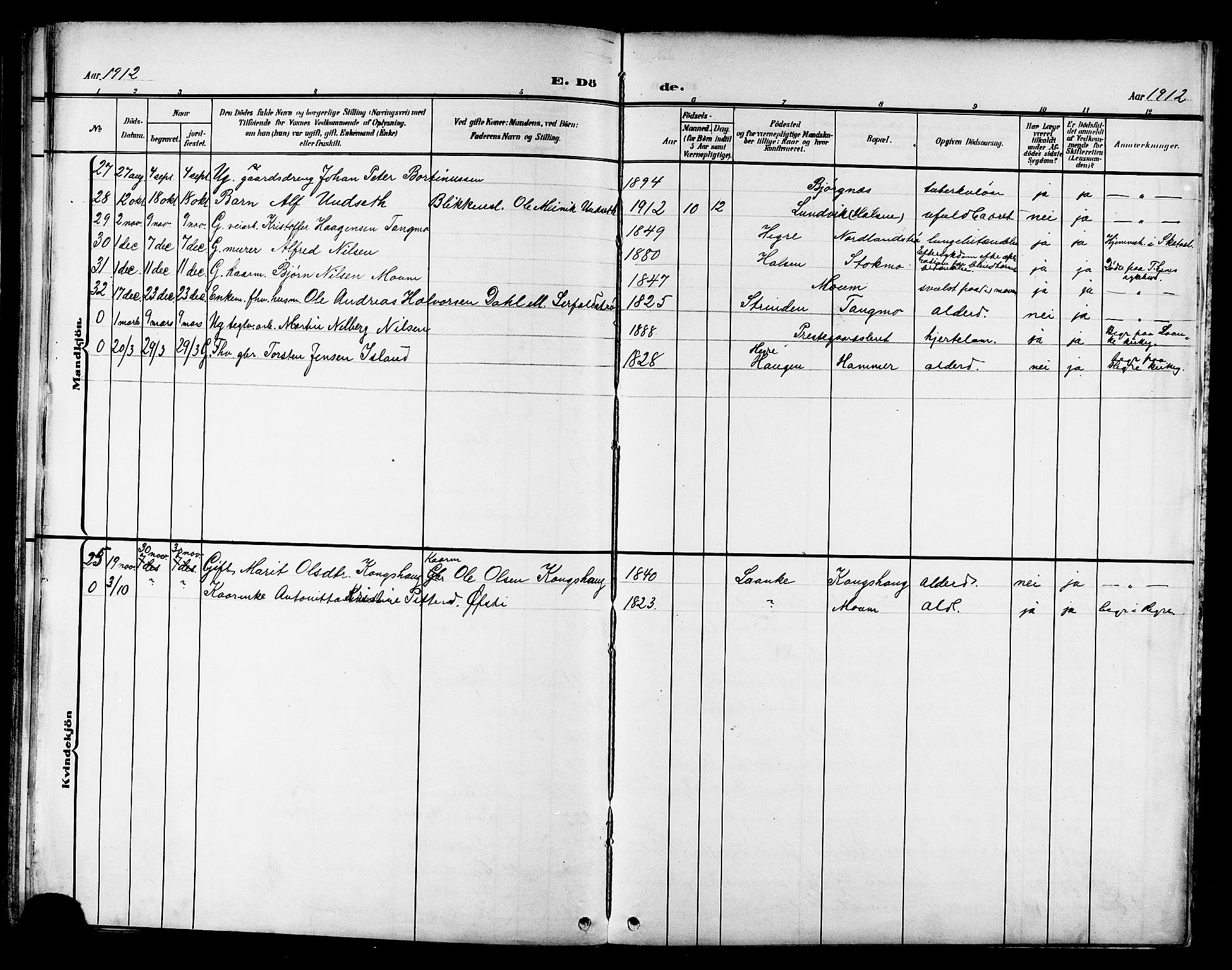 Ministerialprotokoller, klokkerbøker og fødselsregistre - Nord-Trøndelag, SAT/A-1458/709/L0087: Klokkerbok nr. 709C01, 1892-1913
