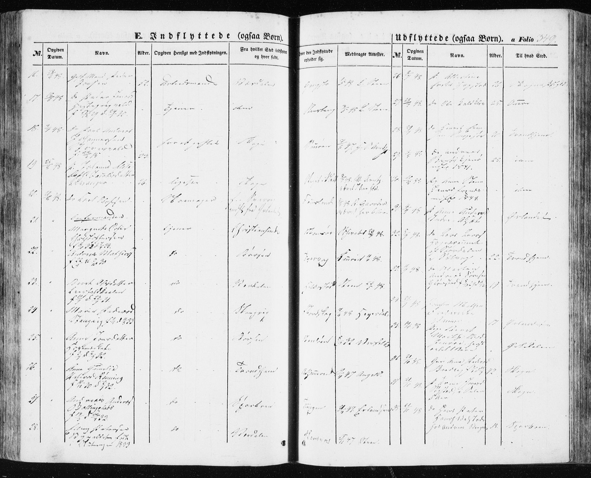 Ministerialprotokoller, klokkerbøker og fødselsregistre - Sør-Trøndelag, AV/SAT-A-1456/634/L0529: Ministerialbok nr. 634A05, 1843-1851, s. 349