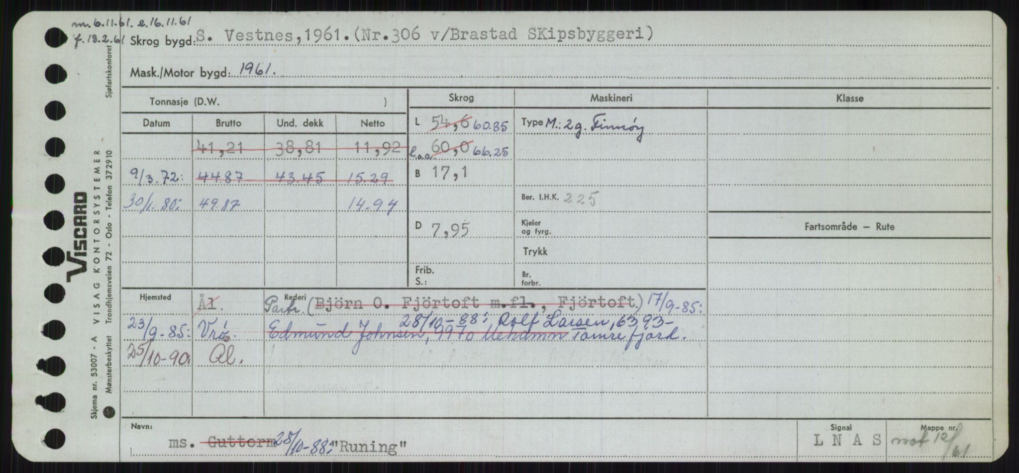 Sjøfartsdirektoratet med forløpere, Skipsmålingen, RA/S-1627/H/Ha/L0004/0002: Fartøy, Mas-R / Fartøy, Odin-R, s. 897