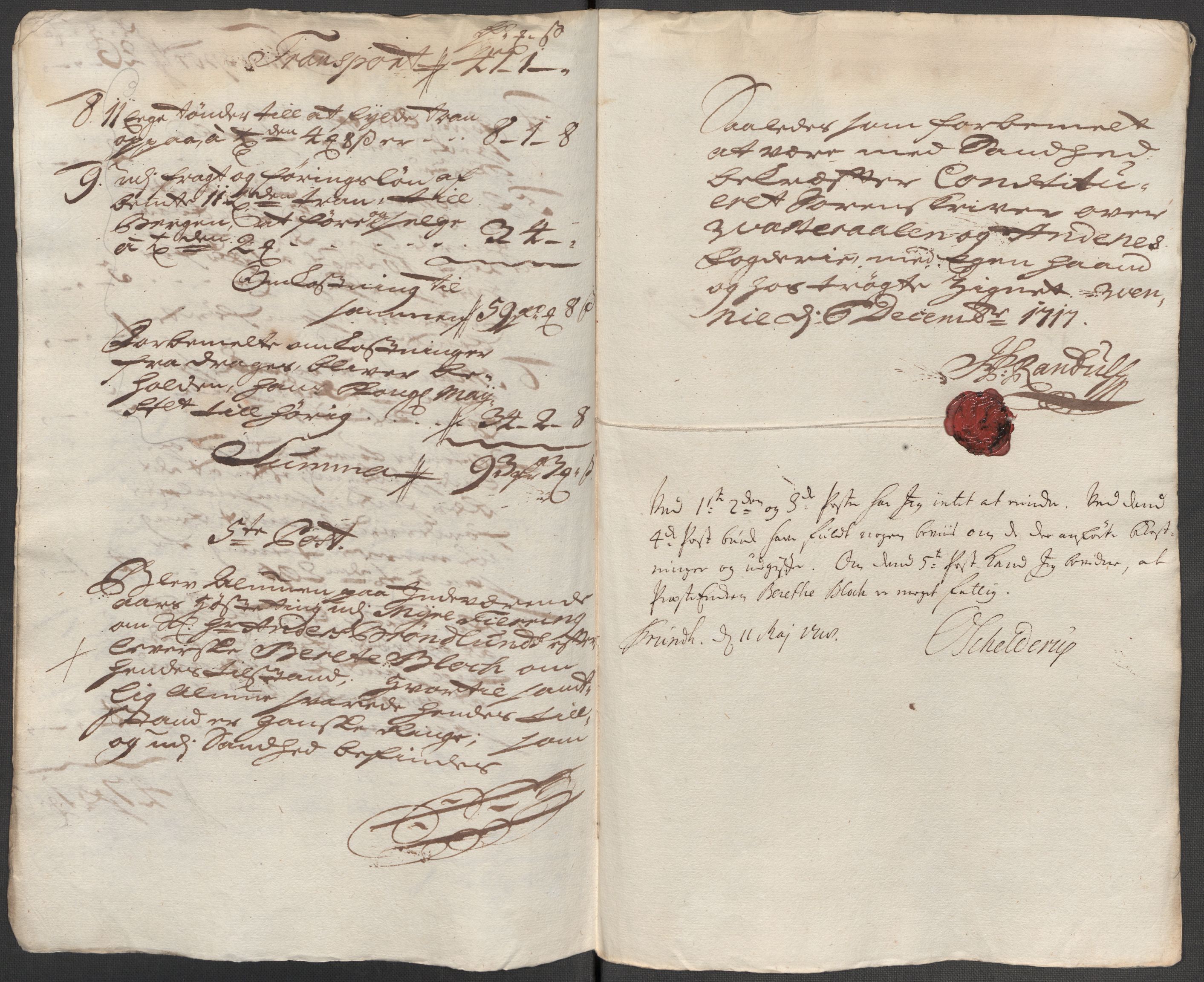 Rentekammeret inntil 1814, Reviderte regnskaper, Fogderegnskap, AV/RA-EA-4092/R67/L4683: Fogderegnskap Vesterålen, Andenes og Lofoten, 1717, s. 104