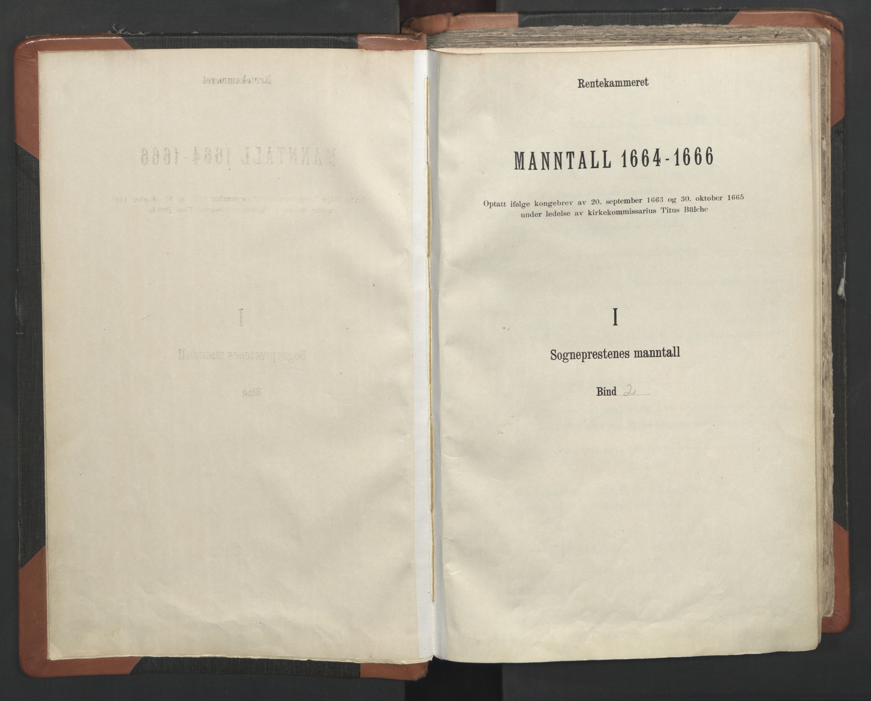 RA, Sogneprestenes manntall 1664-1666, nr. 2: Øvre Borgesyssel prosti, 1664-1666