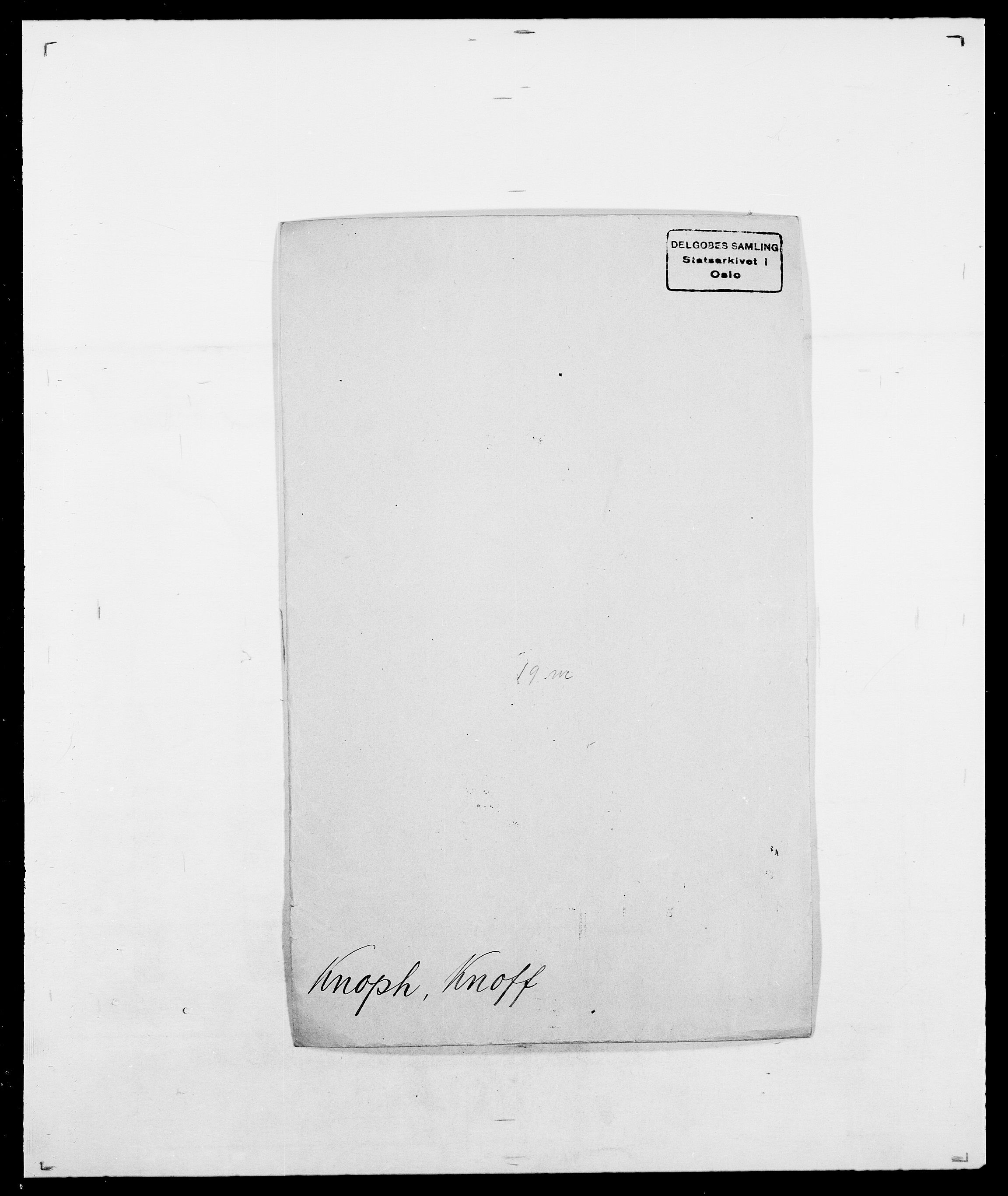 Delgobe, Charles Antoine - samling, AV/SAO-PAO-0038/D/Da/L0021: Klagenberg - Kristoft, s. 267