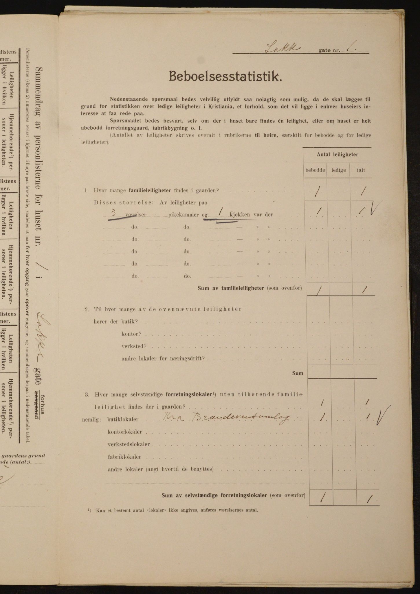 OBA, Kommunal folketelling 1.2.1910 for Kristiania, 1910, s. 53363