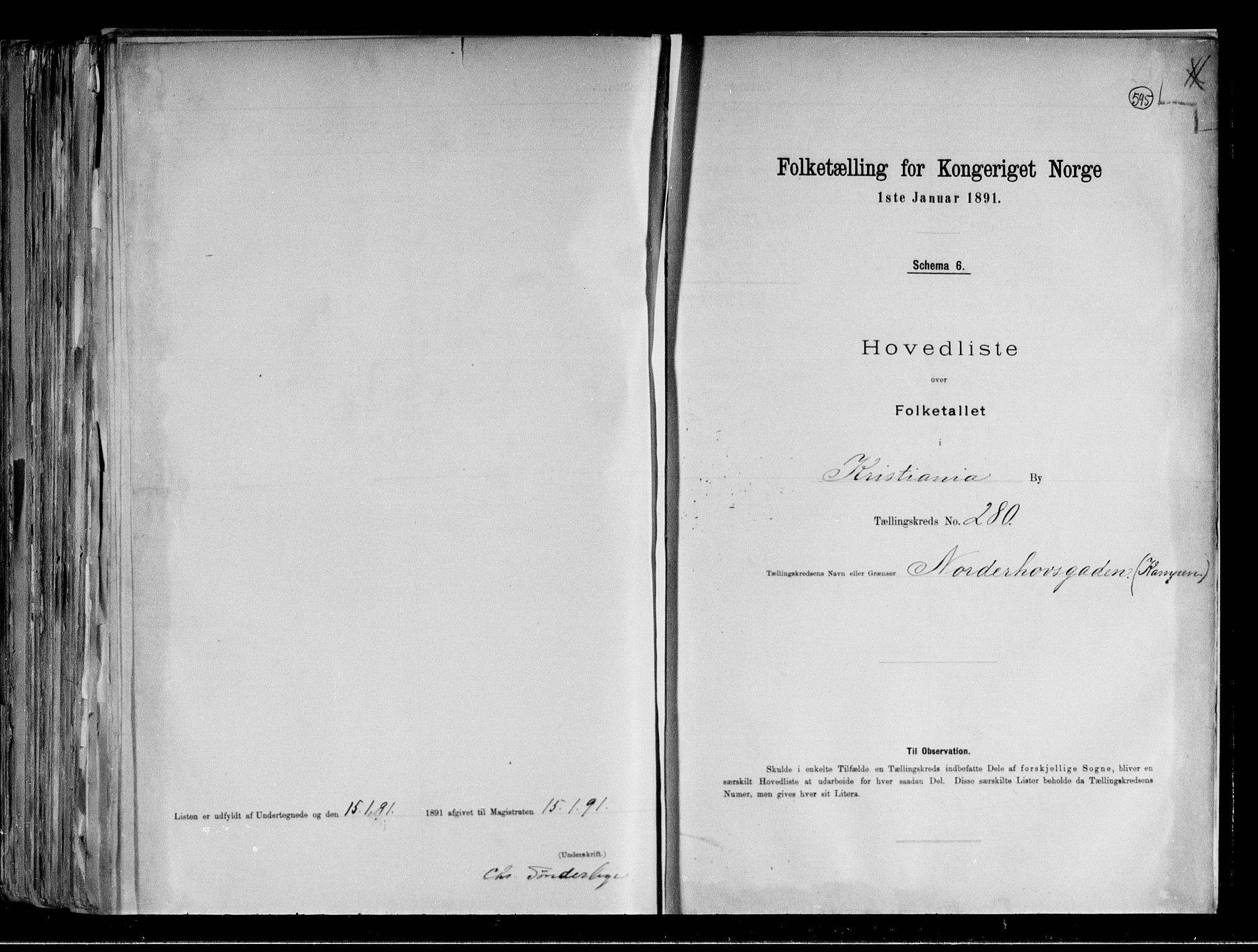RA, Folketelling 1891 for 0301 Kristiania kjøpstad, 1891, s. 160894