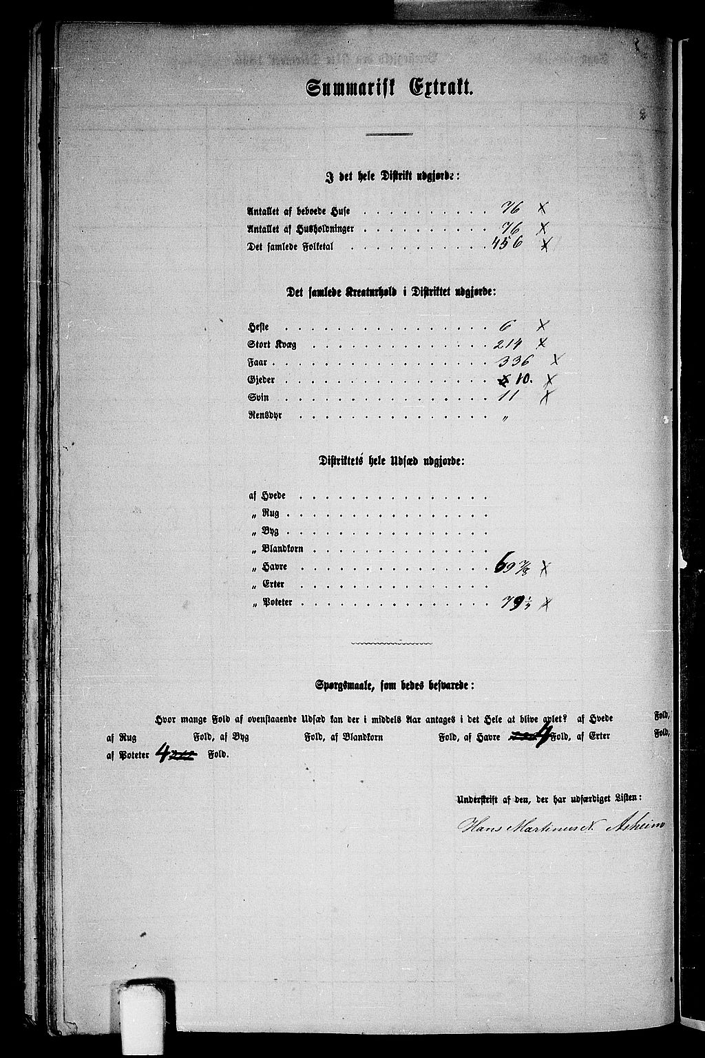 RA, Folketelling 1865 for 1261P Manger prestegjeld, 1865, s. 187