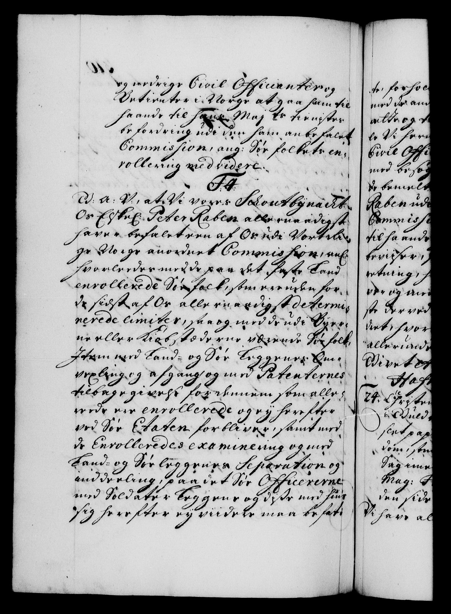 Danske Kanselli 1572-1799, AV/RA-EA-3023/F/Fc/Fca/Fcaa/L0019: Norske registre, 1704-1707, s. 310b