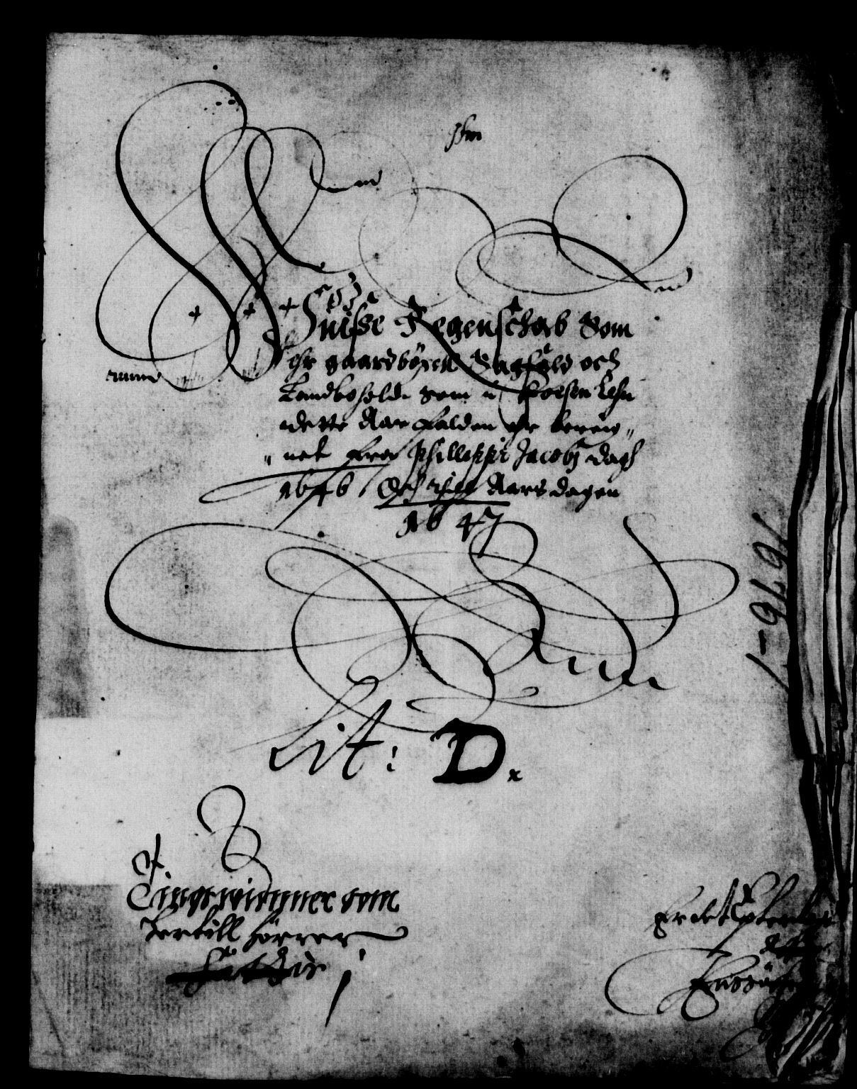 Rentekammeret inntil 1814, Reviderte regnskaper, Lensregnskaper, AV/RA-EA-5023/R/Rb/Rbw/L0086: Trondheim len, 1645-1647