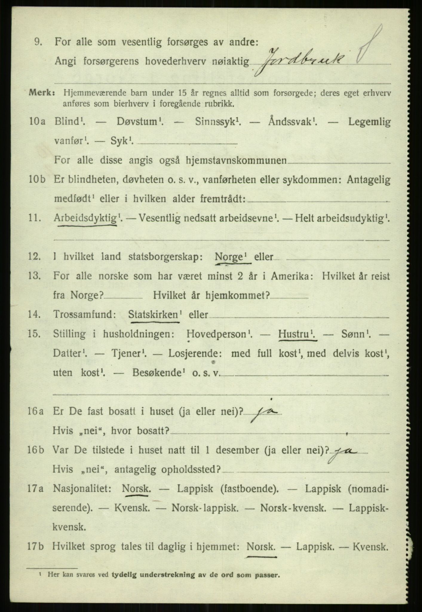 SATØ, Folketelling 1920 for 1934 Tromsøysund herred, 1920, s. 7195
