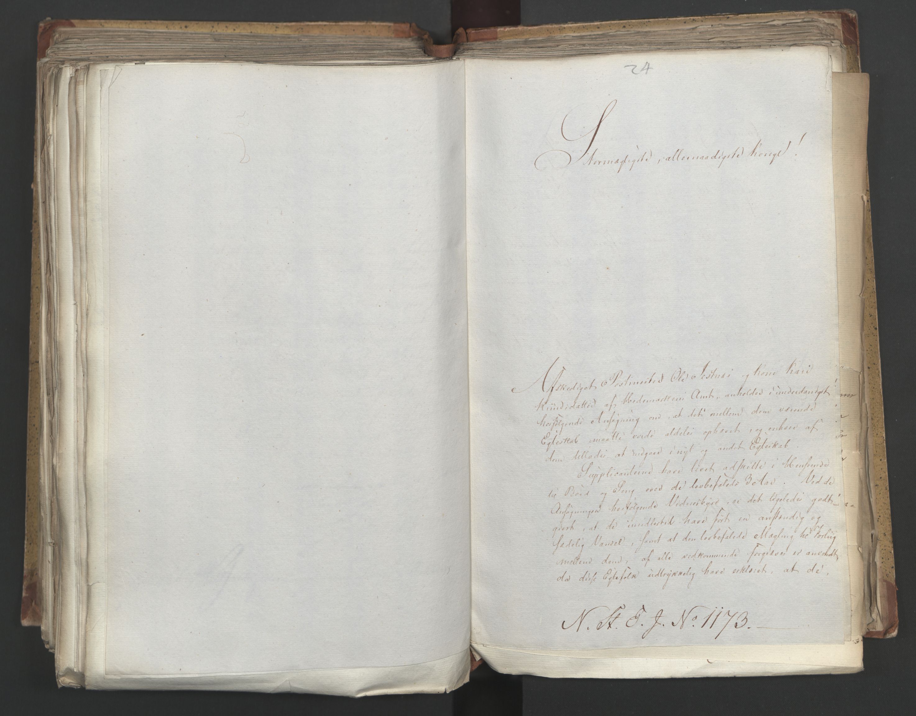Statsrådsavdelingen i Stockholm, AV/RA-S-1003/D/Da/L0005: Regjeringsinnstillinger nr. 1000-1246, 1816, s. 370