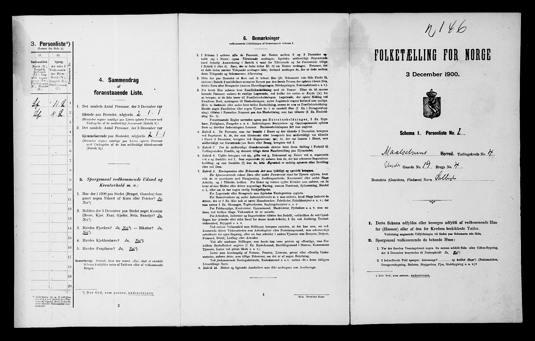 SATØ, Folketelling 1900 for 1924 Målselv herred, 1900, s. 348