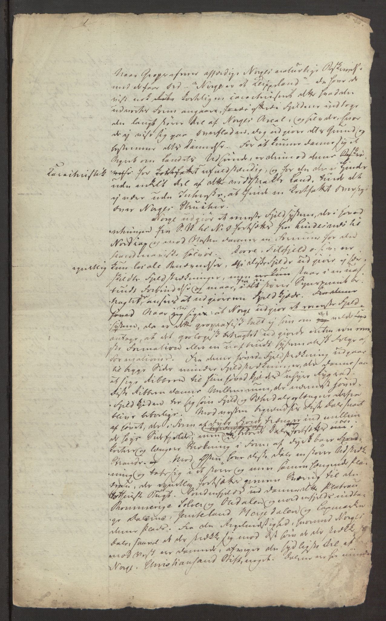 Blom, Gustav Peter, RA/PA-0568/F/L0001/0004: Brev og manuskripter / "Historiske antiqvariske Notizer". Reiseberetninger fra Bergen og Nordland, 1825, s. 13