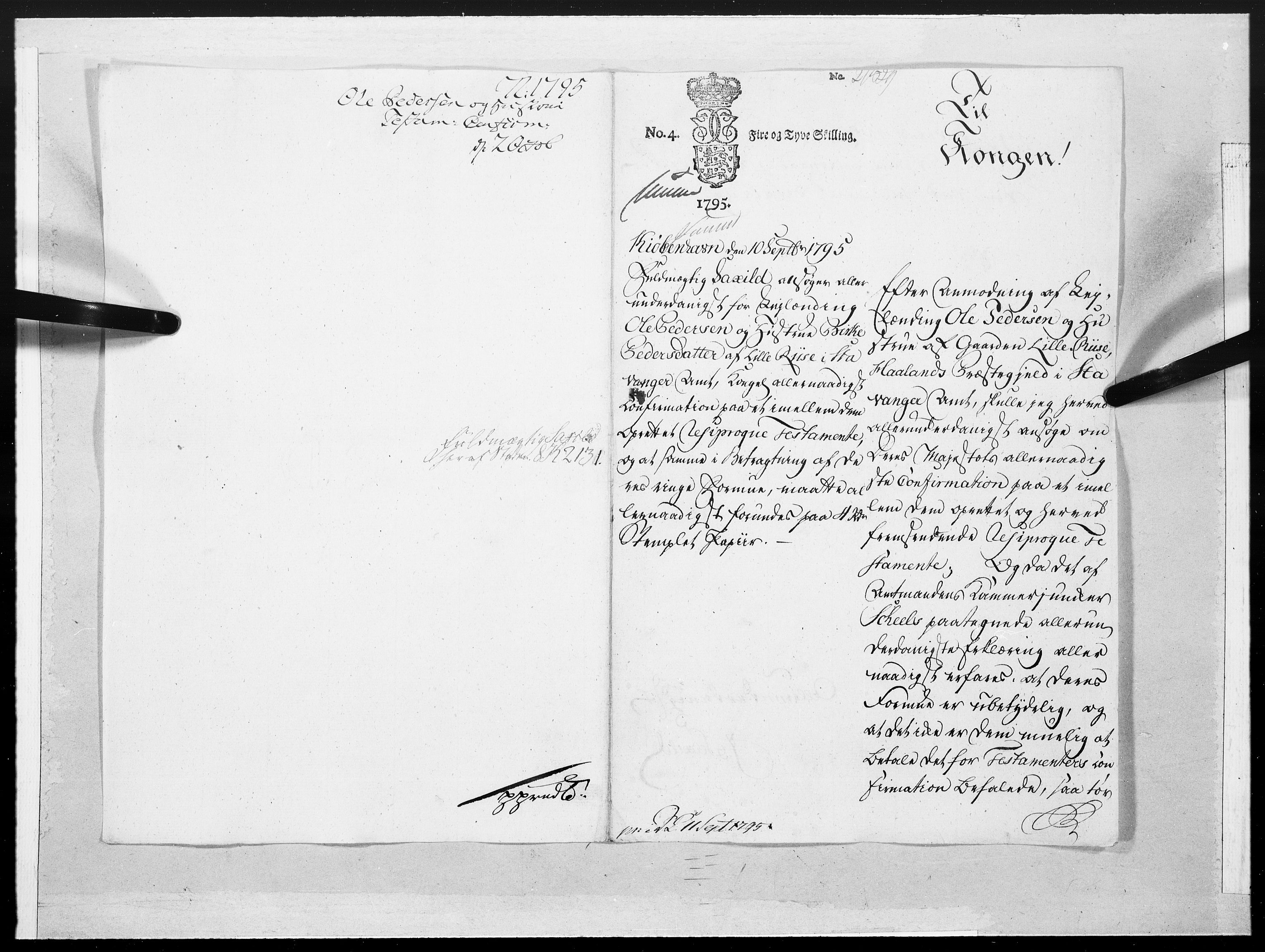 Danske Kanselli 1572-1799, AV/RA-EA-3023/F/Fc/Fcc/Fcca/L0303: Norske innlegg 1572-1799, 1795, s. 24