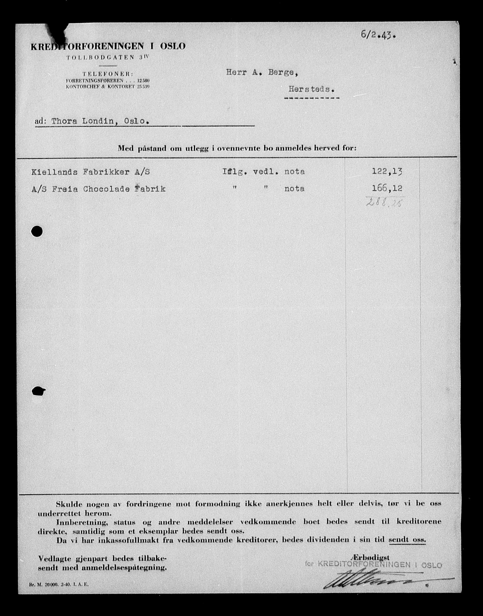 Justisdepartementet, Tilbakeføringskontoret for inndratte formuer, AV/RA-S-1564/H/Hc/Hcc/L0960: --, 1945-1947, s. 255