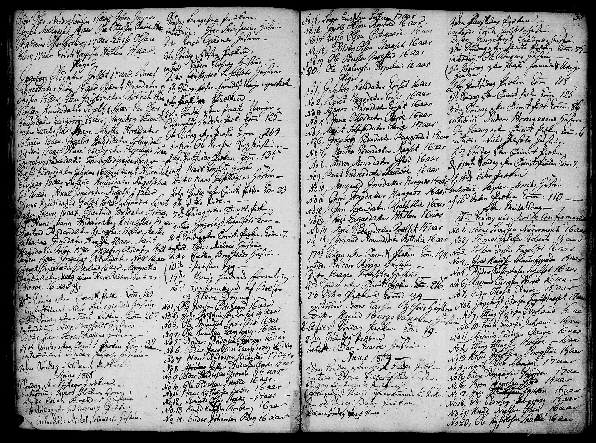 Ministerialprotokoller, klokkerbøker og fødselsregistre - Møre og Romsdal, AV/SAT-A-1454/555/L0649: Ministerialbok nr. 555A02 /1, 1795-1821, s. 33