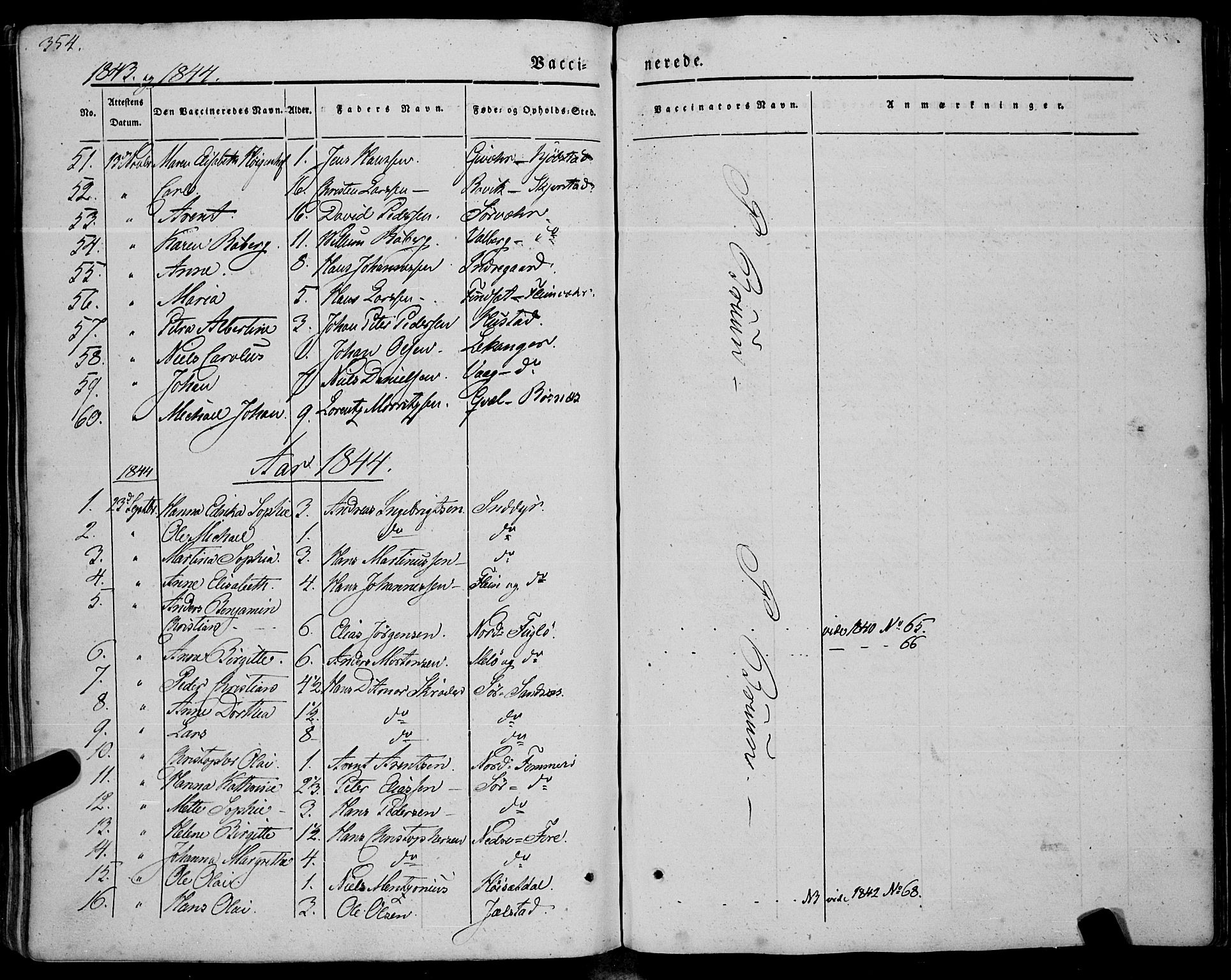 Ministerialprotokoller, klokkerbøker og fødselsregistre - Nordland, AV/SAT-A-1459/805/L0097: Ministerialbok nr. 805A04, 1837-1861, s. 354