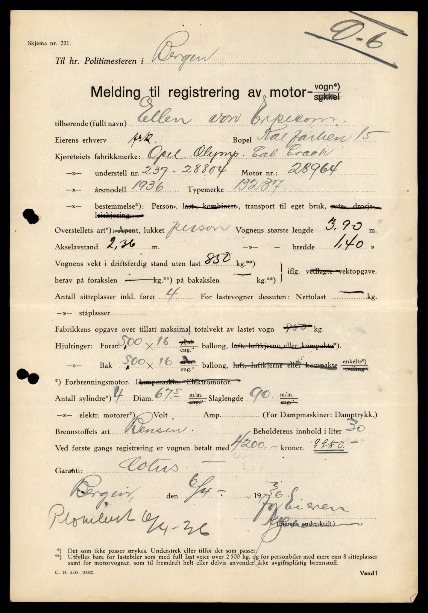 Møre og Romsdal vegkontor - Ålesund trafikkstasjon, AV/SAT-A-4099/F/Fe/L0042: Registreringskort for kjøretøy T 13906 - T 14079, 1927-1998, s. 1883