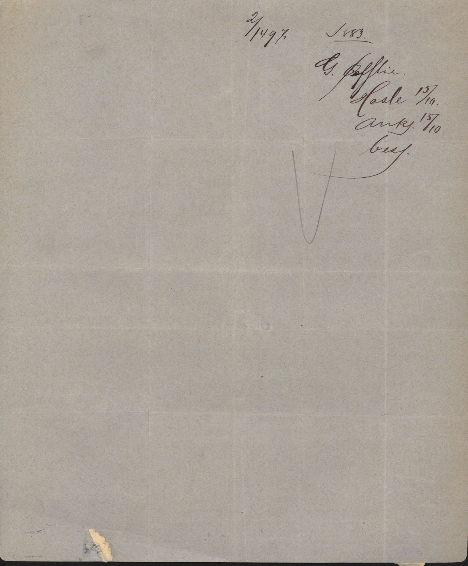 Pa 63 - Østlandske skibsassuranceforening, VEMU/A-1079/G/Ga/L0016/0003: Havaridokumenter / Triton, Bervadors Held, Anastasia, Amicitia, 1883, s. 37