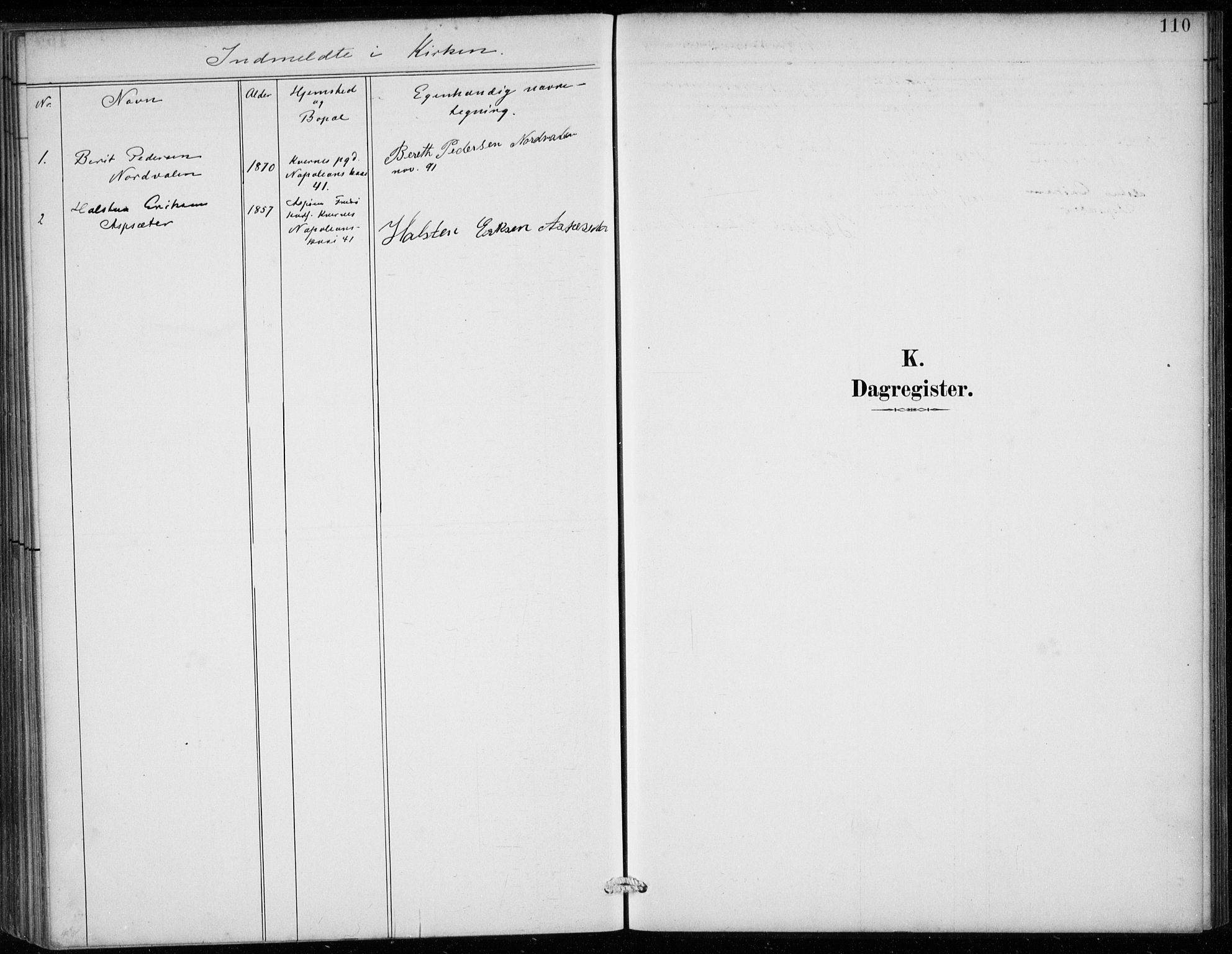 Den norske sjømannsmisjon i utlandet/Antwerpen, SAB/SAB/PA-0105/H/Ha/L0002: Ministerialbok nr. A 2, 1887-1913, s. 110